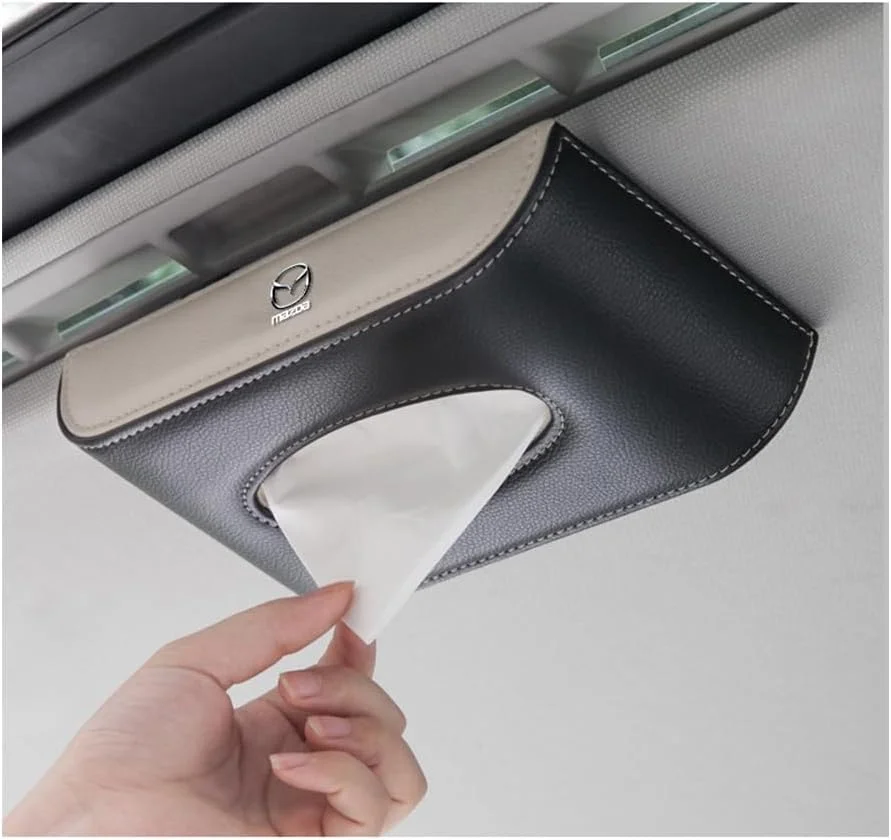 جا دستمال کاغذی خودرو MELBIZ چرم PU مناسب مزدا Mazda3 CX-5 CX-7 CX-50 CX-30 CX-60، نگهدارنده حوله صندلی عقب، لوازم جانبی آرم، سفید جا دستمال کاغذی خودرو MELBIZ چرم PU مناسب مزدا Mazda3 CX-5 CX-7 CX-50 CX-30 CX-60، نگهدارنده حوله صندلی عقب، لوازم جانبی آرم، سفید