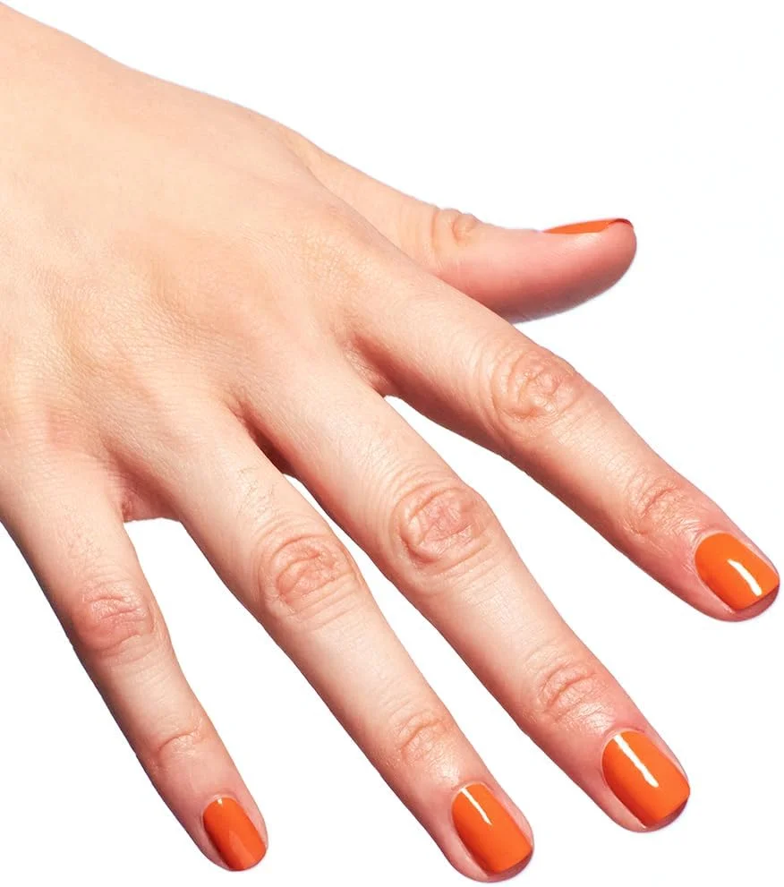 لاک ناخن کلاسیک OPI، ماندگاری 7 روزه، مقاوم در برابر لب پر شدن، لاک ناخن رنگی براق، Silicon Valley Girl، نارنجی، 15 میلی لیتر