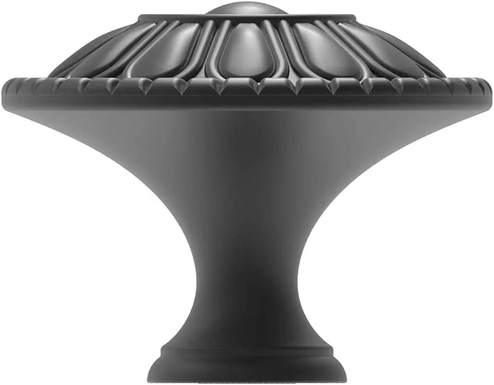 دستگیره گرد کابینت ELECDON، بسته 9 عددی دستگیره های مشکی مات کابینت آشپزخانه، دستگیره های گرد مات کمد کشو برای درب مبلمان مدرن، طرح گل دستگیره گرد کابینت ELECDON، بسته 9 عددی دستگیره های مشکی مات کابینت آشپزخانه، دستگیره های گرد مات کمد کشو برای درب مبلمان مدرن، طرح گل