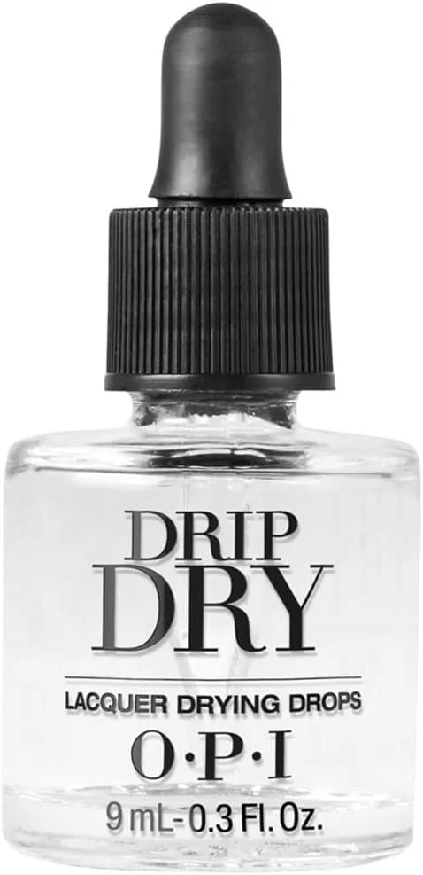 قطره خشک کننده لاک ناخن OPI Drip Dry، خشک کننده سریع لاک ناخن، خشک شدن در 60 ثانیه، درخشش بالا و مقاوم در برابر لب پر شدن، 8 میلی لیتر
