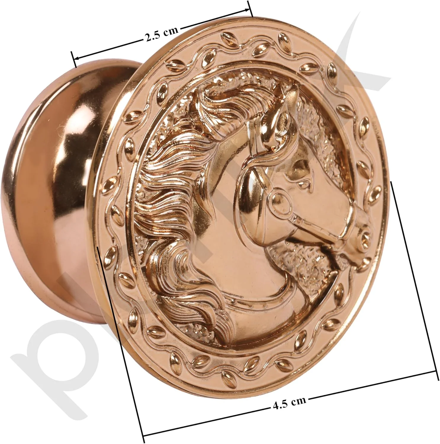 دستگیره کشو کابینت طرح سر اسب Plantex / دستگیره کابینت آشپزخانه / دستگیره برای کابینت و کشو / دستگیره و دکمه گرد - بسته 6 عددی (رزگلد) دستگیره کشو کابینت طرح سر اسب Plantex / دستگیره کابینت آشپزخانه / دستگیره برای کابینت و کشو / دستگیره و دکمه گرد - بسته 6 عددی (رزگلد)