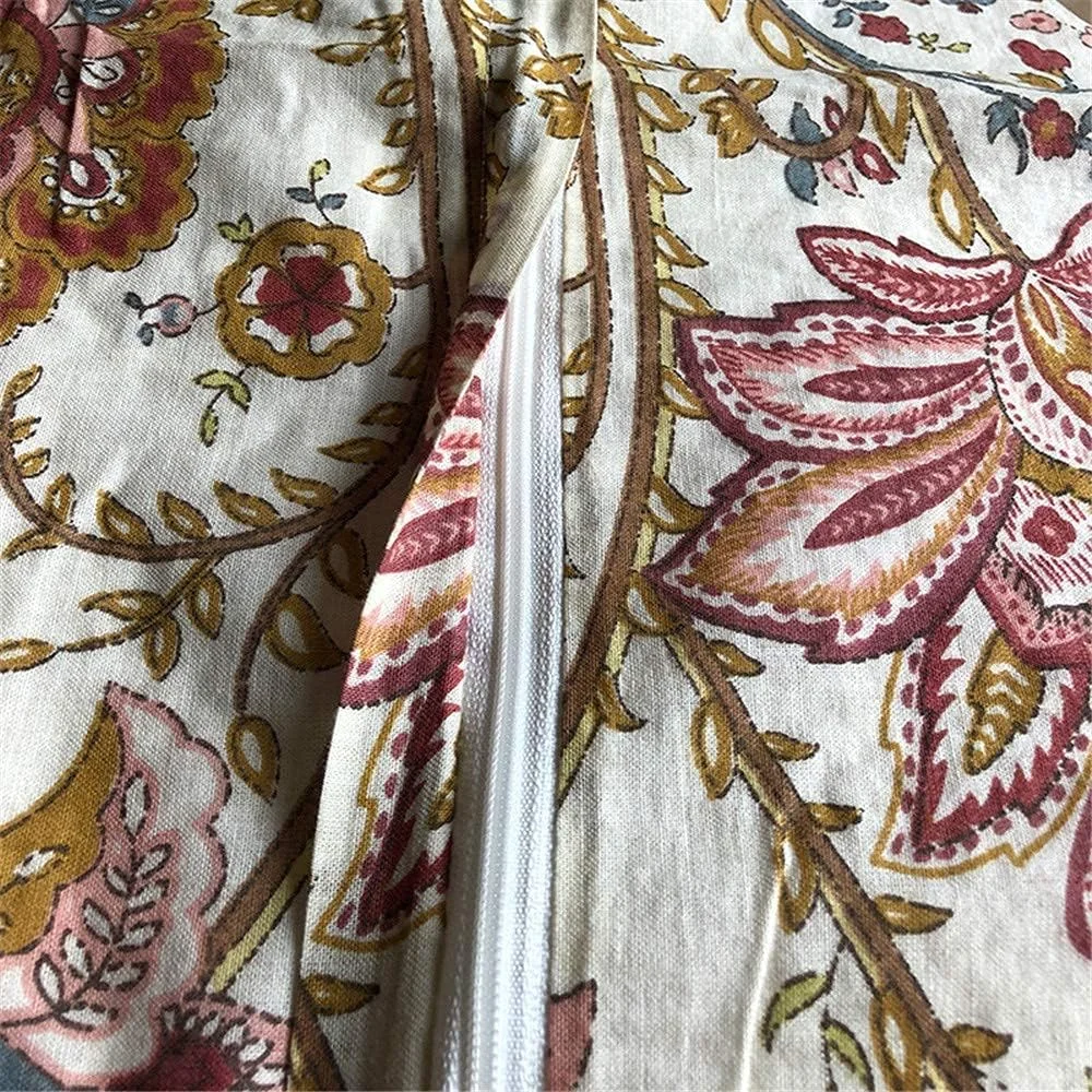 روتختی تکه دوزی شده گلدار GBMULG، ست 3 تکه رو تختی پنبه ای روتختی تکه دوزی شده گلدار GBMULG، ست 3 تکه رو تختی پنبه ای