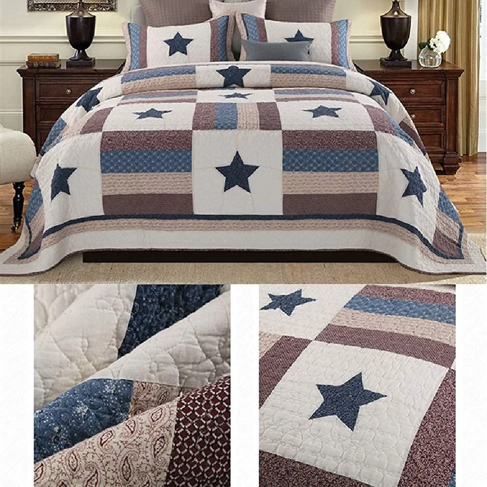 روتختی جی بی ام یو ال جی، ست لحاف تکه دوزی پنبه ای، ست روتختی میکروفایبر نرم 3 تکه، روکش لحاف روتختی برای دونفره، پتو و روبالشتی چند منظوره مناسب تمام فصول - کینگ 240*270 سانتی متر + 50*70 سانتی متر * 2 روتختی جی بی ام یو ال جی، ست لحاف تکه دوزی پنبه ای، ست روتختی میکروفایبر نرم 3 تکه، روکش لحاف روتختی برای دونفره، پتو و روبالشتی چند منظوره مناسب تمام فصول - کینگ 240*270 سانتی متر + 50*70 سانتی متر * 2