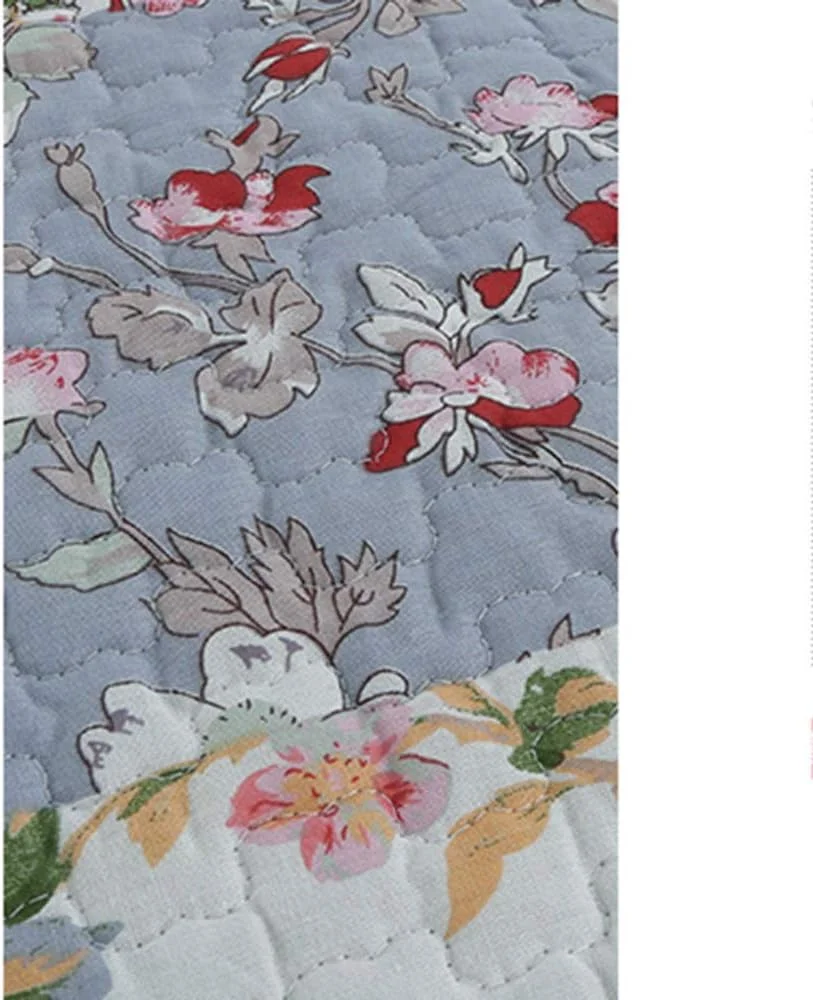 روتختی لحافی پنبه ای دو نفره سایز کینگ GBMULG، ملحفه های ضخیم 240X260 سانتی متر، لحاف سبک وزن ضد حساسیت، پتوی تزئینی میکروفیبر، تکه دوزی - 240X260 سانتی متر، تکه دوزی - کینگ 240X260 سانتی متر