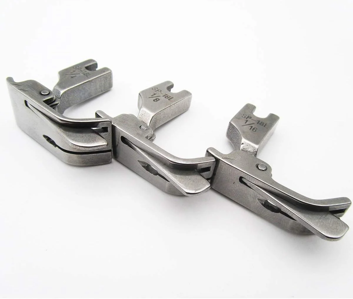 CKPSMS Brand -3 سایز (3 عدد) پایه دوخت لبه دار لولایی چرخ خیاطی صنعتی #SP-18L 1/16+1/8+1/4 با راهنمای سمت چپ (SP-18L 1/16+1/8+1/4 با راهنمای سمت چپ) CKPSMS Brand -3 سایز (3 عدد) پایه دوخت لبه دار لولایی چرخ خیاطی صنعتی #SP-18L 1/16+1/8+1/4 با راهنمای سمت چپ (SP-18L 1/16+1/8+1/4 با راهنمای سمت چپ)