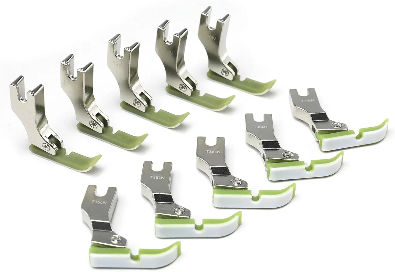 BLOOY - T36LN + T36N (چپ + راست) پایه باریک زیپ پلاستیکی با کف PTFE مناسب چرخ خیاطی های راسته دوز (بسته 10 عددی) BLOOY - T36LN + T36N (چپ + راست) پایه باریک زیپ پلاستیکی با کف PTFE مناسب چرخ خیاطی های راسته دوز (بسته 10 عددی)