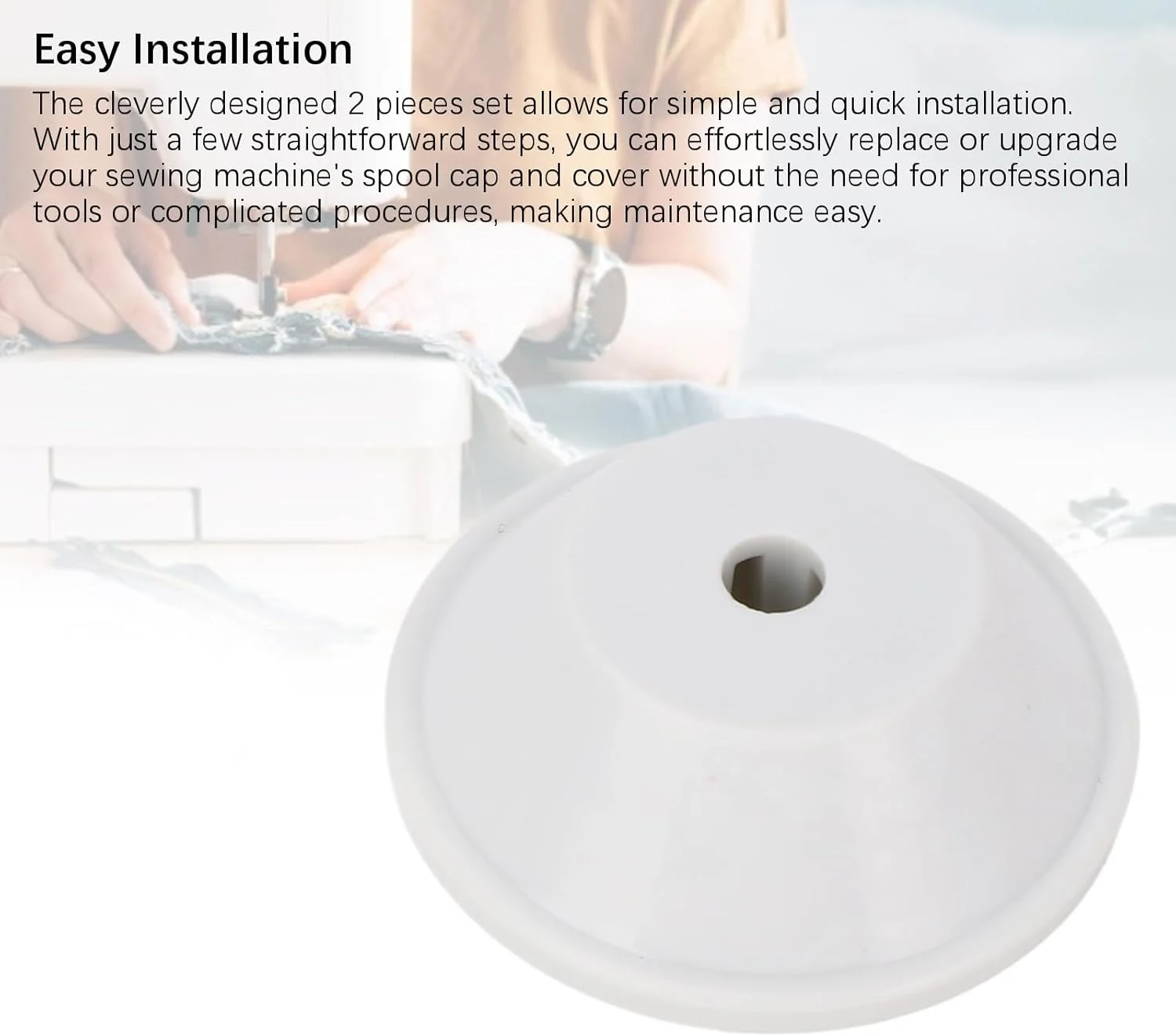 ست درب قرقره چرخ خیاطی Haofy، جایگزینی کارآمد پلاستیکی برای مدل های 4423 4432 4452 5511 مناسب برای کارهای دستی خانگی