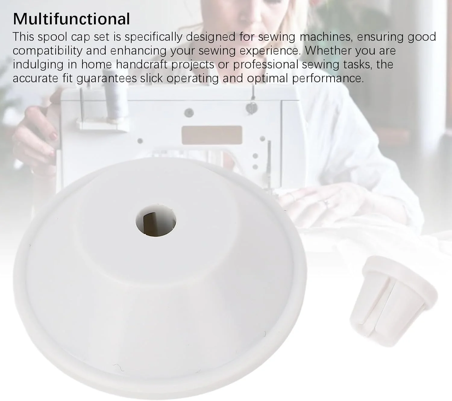 ست درب قرقره چرخ خیاطی Haofy، جایگزینی کارآمد پلاستیکی برای مدل های 4423 4432 4452 5511 مناسب برای کارهای دستی خانگی