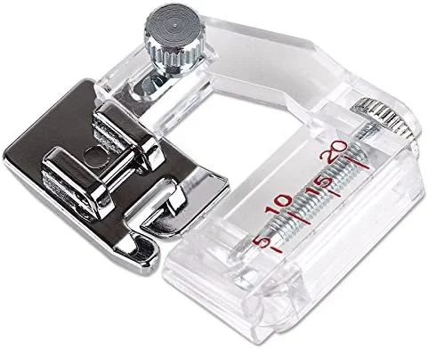 پایه دوخت نوار اریب قابل تنظیم 5 میلی متری DREAMSTITCH - مناسب برای تمام چرخ خیاطی های پایه کوتاه Singer، Brother، Babylock، Euro-Pro، Janome، Kenmore، White، Juki، New Home، Simplicity، Elna - RJ6290 (2)