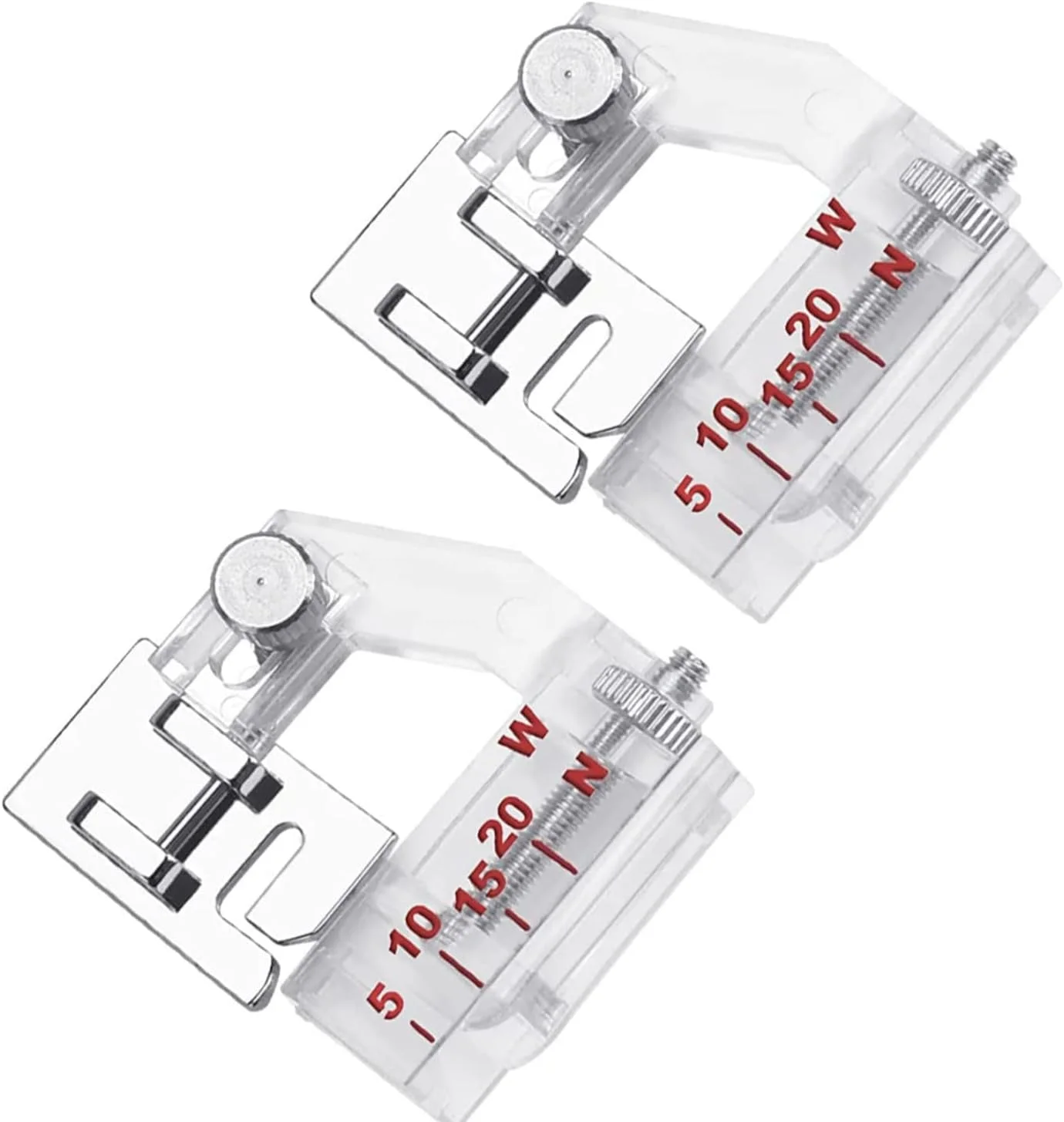 پایه چرخ خیاطی دوجوانهونگ 2 عددی، پایه نوار اریب قابل تنظیم 5 تا 20 میلی متر، مناسب برای چرخ خیاطی های پایه کوتاه برادر، سینگر، ژانومه، کنمور، بیبی لاک پایه چرخ خیاطی دوجوانهونگ 2 عددی، پایه نوار اریب قابل تنظیم 5 تا 20 میلی متر، مناسب برای چرخ خیاطی های پایه کوتاه برادر، سینگر، ژانومه، کنمور، بیبی لاک