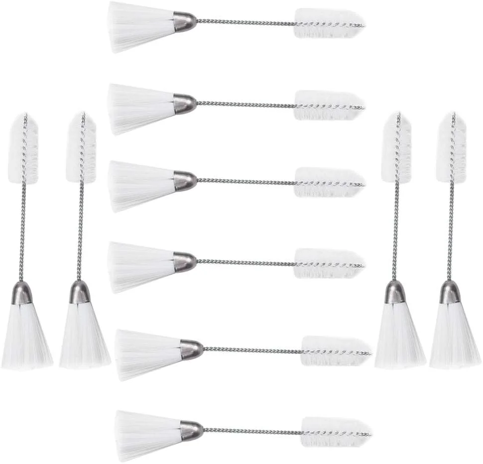 برس تمیز کننده بادوام، برس دو سر استیل ضد زنگ، برس، برس تمیز کننده خانگی، برای چرخ خیاطی خانگی برس تمیز کننده بادوام، برس دو سر استیل ضد زنگ، برس، برس تمیز کننده خانگی، برای چرخ خیاطی خانگی