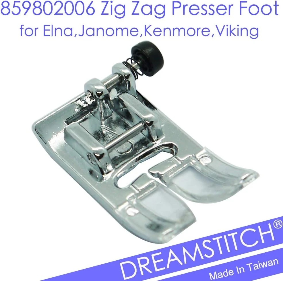 پایه زیگزاگ ضامن دار DREAMSTITCH 859802006 (A) مناسب برای چرخ خیاطی های Elna، Janome، Kenmore، Viking - 859802006