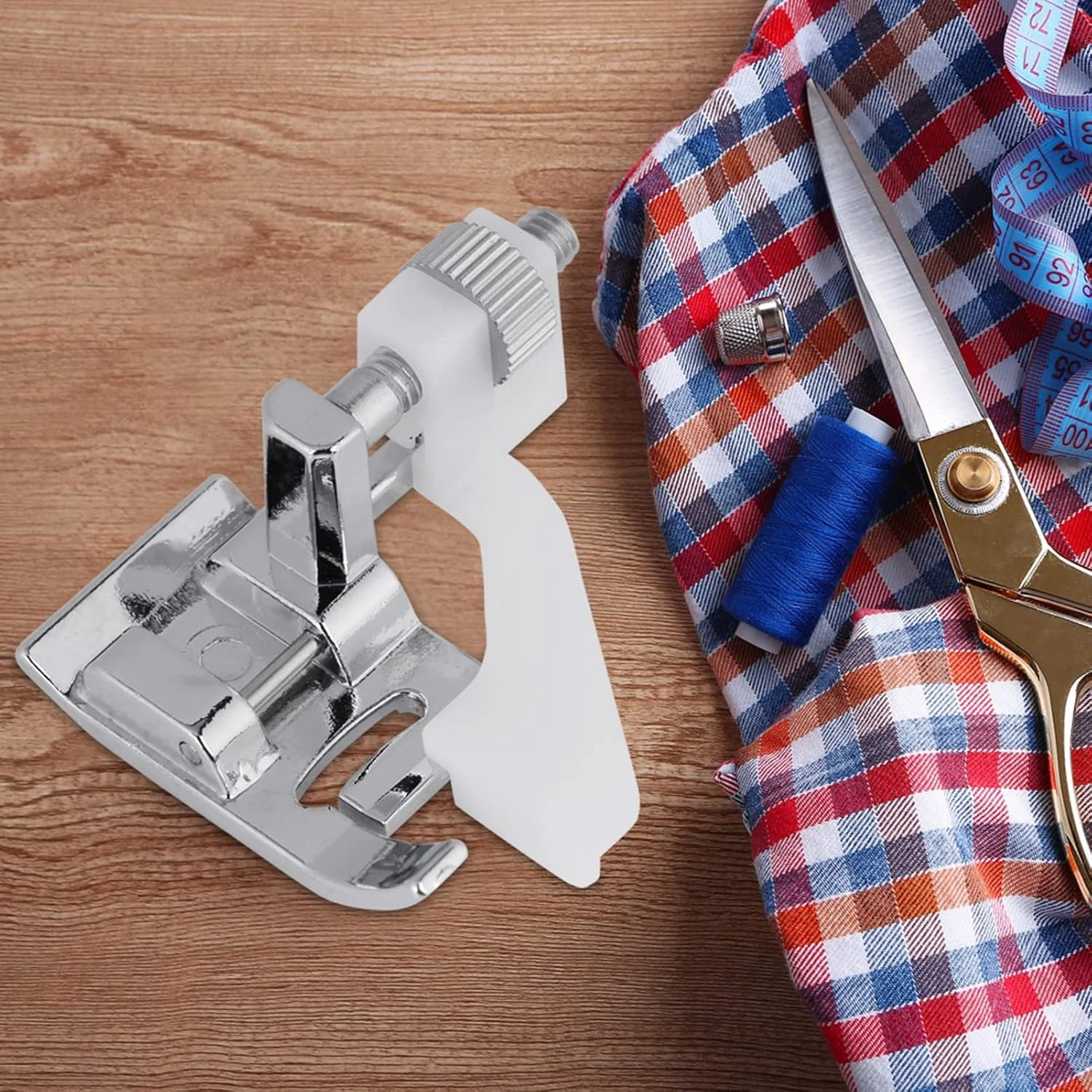 مجموعه 42 عددی پایه های چرخ خیاطی Fafeicy، کیت پایه های چند منظوره برای چرخ خیاطی ها به همراه جعبه نگهداری پلاستیکی