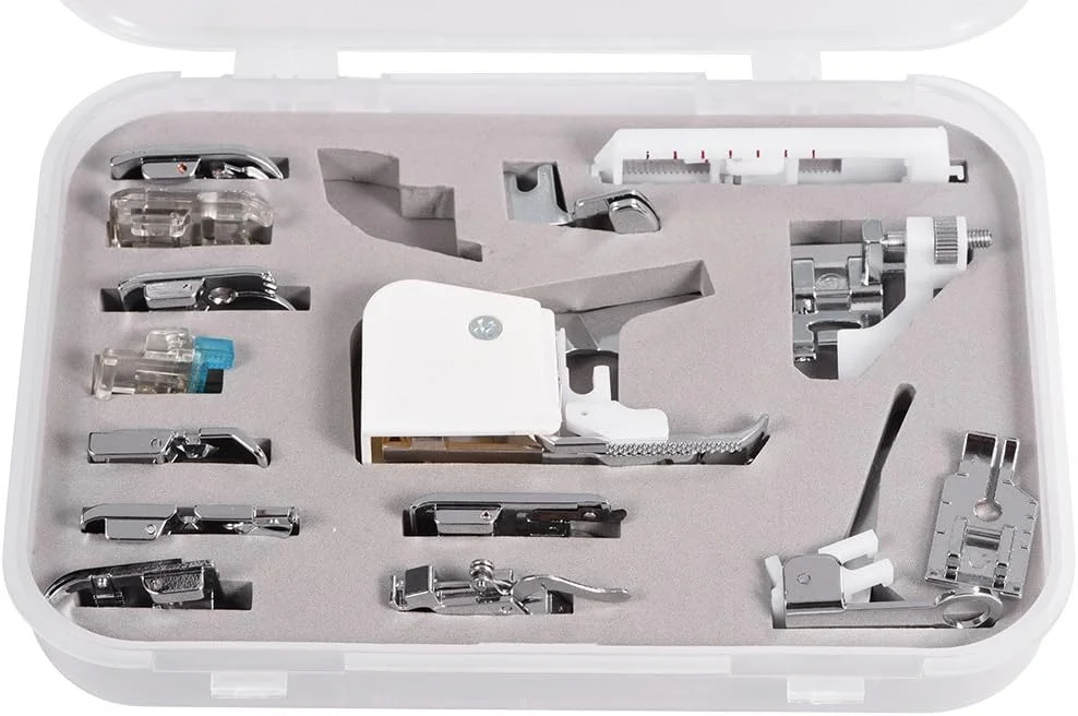 هافی 15 عددی پایه چرخ خیاطی، کیت پایه های راه رونده برای کیت لوازم جانبی چرخ خیاطی چند منظوره ژانومه هافی 15 عددی پایه چرخ خیاطی، کیت پایه های راه رونده برای کیت لوازم جانبی چرخ خیاطی چند منظوره ژانومه