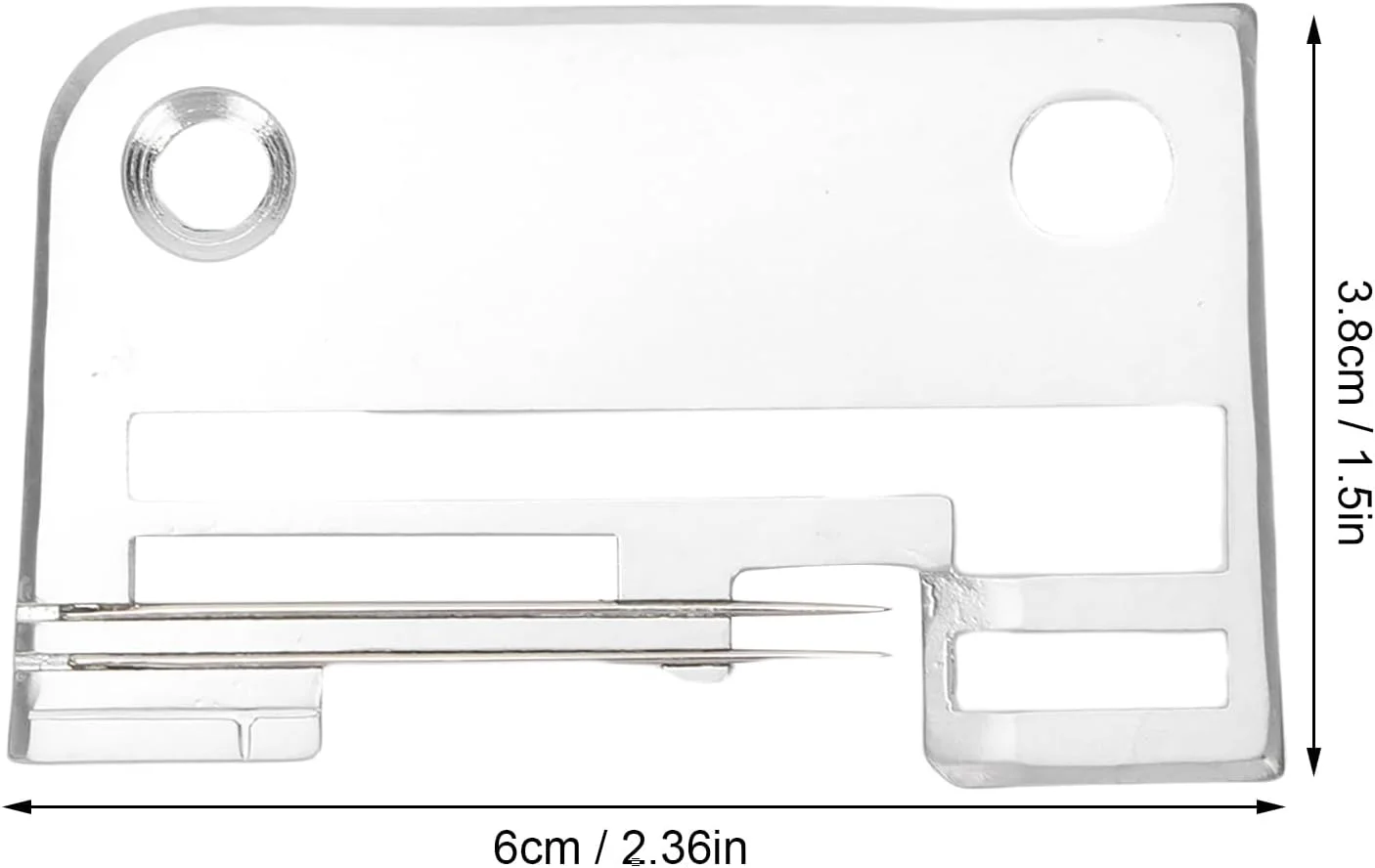 صفحه سوزن هافی 794601009 جایگزین صفحه سوزن استیل ضد زنگ برای ماشین های سردوز 734D 744D با نصب آسان و سطح صاف و صیقلی