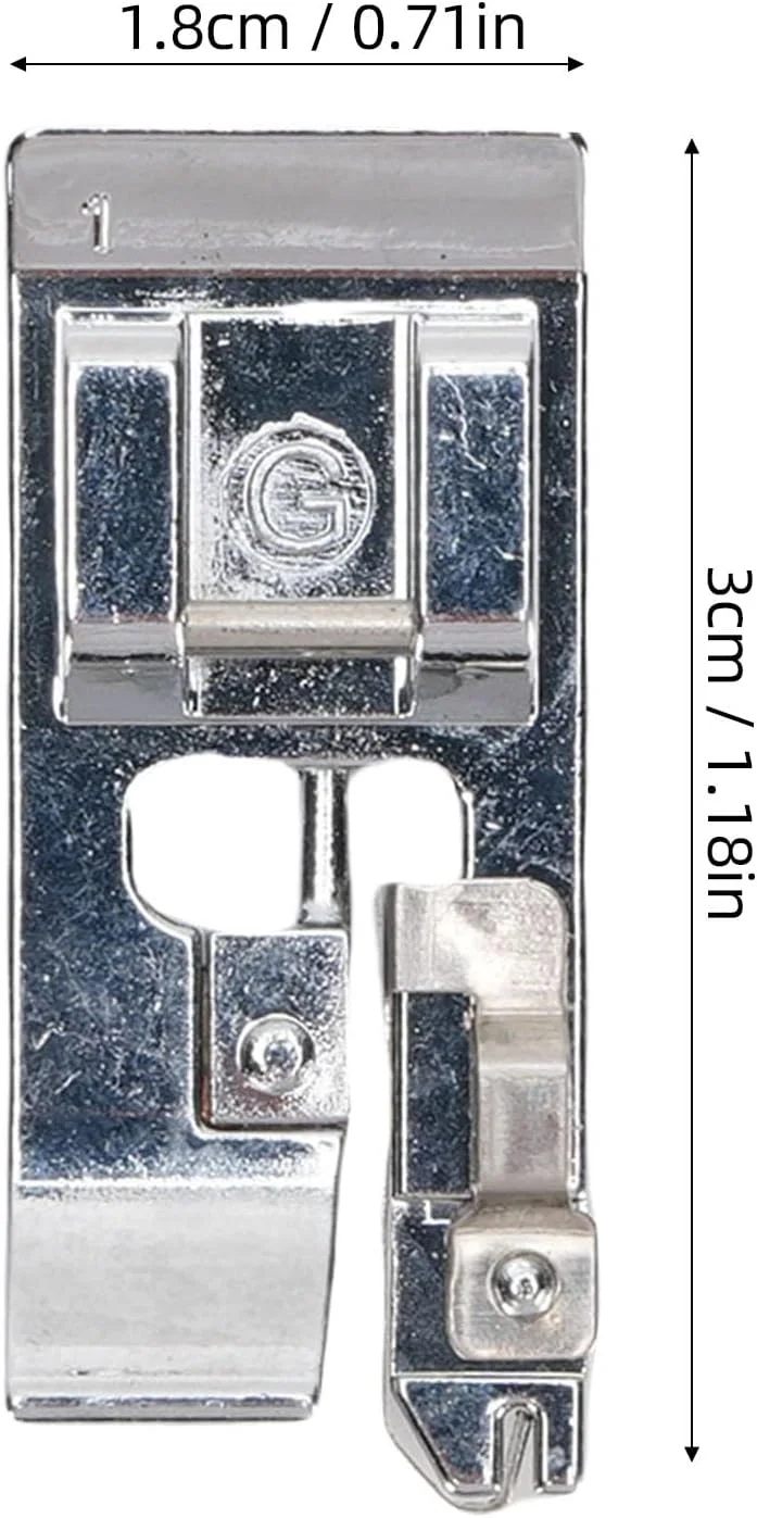 پایه دوخت سردوز چرخ خیاطی Haofy، پایه فلزی چرخ خیاطی برای دوخت سردوز، جلوگیری از جا انداختن کوک، گیر کردن پارچه با پایه لغزنده صاف برای B373 B375 CS6000B پایه دوخت سردوز چرخ خیاطی Haofy، پایه فلزی چرخ خیاطی برای دوخت سردوز، جلوگیری از جا انداختن کوک، گیر کردن پارچه با پایه لغزنده صاف برای B373 B375 CS6000B