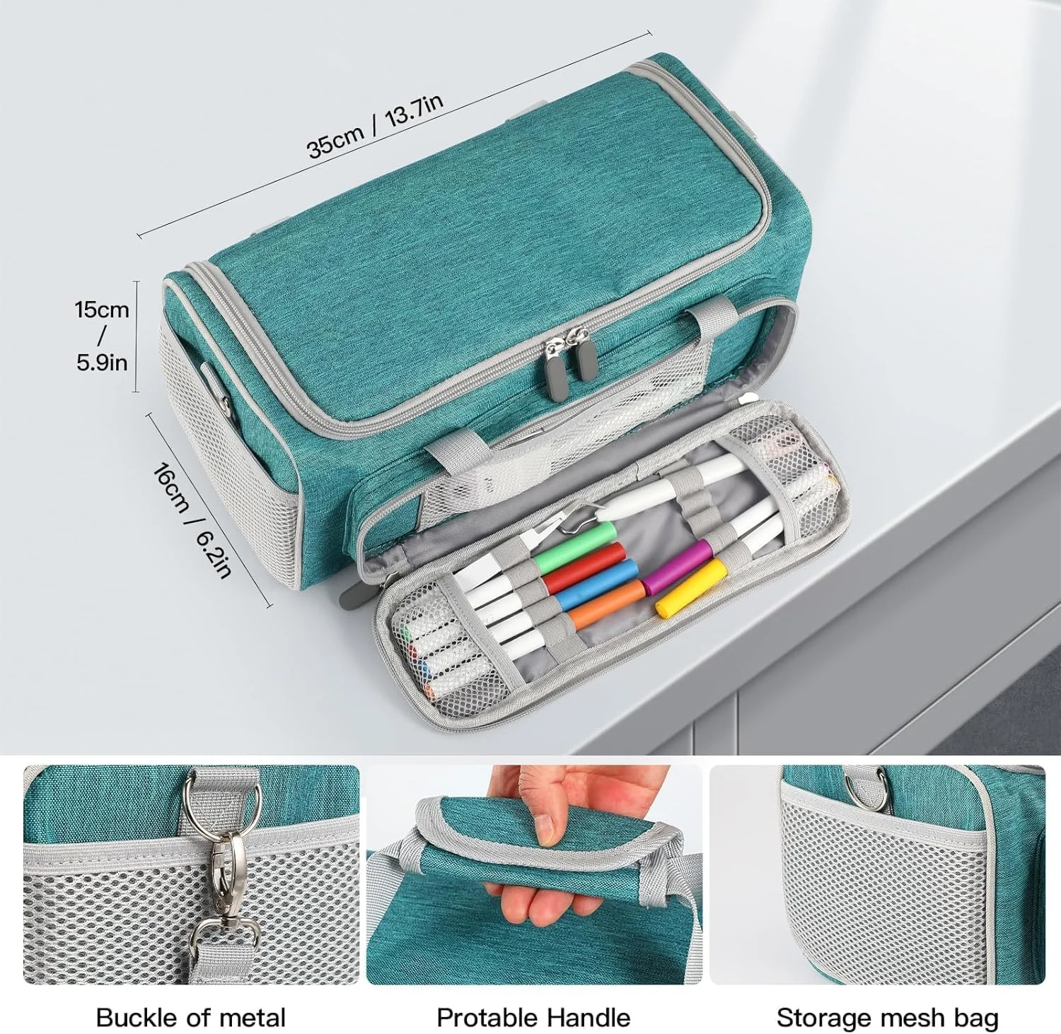 کیف حمل IVODEELA سازگار با دستگاه برش هوشمند Cricut Joy Xtra، کیف نگهداری قابل حمل با بند شانه، سازگار با لوازم جانبی Cricut Joy Xtra، ابزارهای Cricut، سبز کیف حمل IVODEELA سازگار با دستگاه برش هوشمند Cricut Joy Xtra، کیف نگهداری قابل حمل با بند شانه، سازگار با لوازم جانبی Cricut Joy Xtra، ابزارهای Cricut، سبز