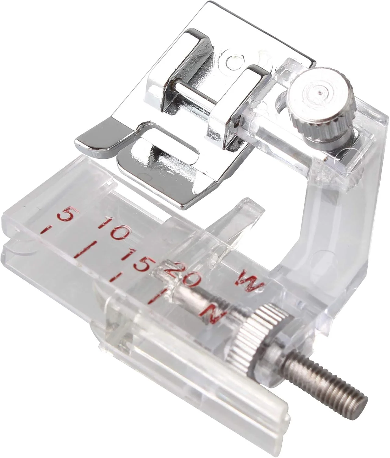 پایه لب تا شو قابل تنظیم قابل حمل Jopto، 2 عددی، 5 تا 20 میلی متر، مناسب برای تمام چرخ خیاطی های خانگی پایه کوتاه Singer، Brother، Janome، Toyota، New Home، Elna