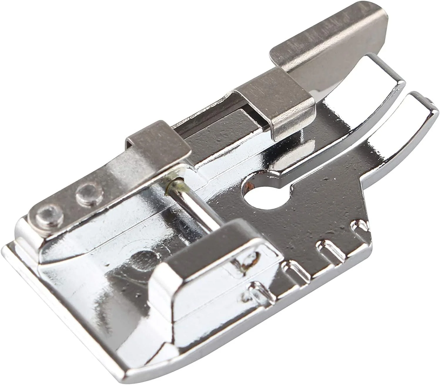 پایه دوخت تکه دوزی ژوپتو 2 عددی 1/4 اینچی (یک چهارم اینچ) با راهنمای لبه 9901، لوازم جانبی جایگزین چرخ خیاطی خانگی سازگار با تمام چرخ خیاطی های پایه کوتاه دکمه ای سینگر، برادر، تویوتا، بیبی لاک