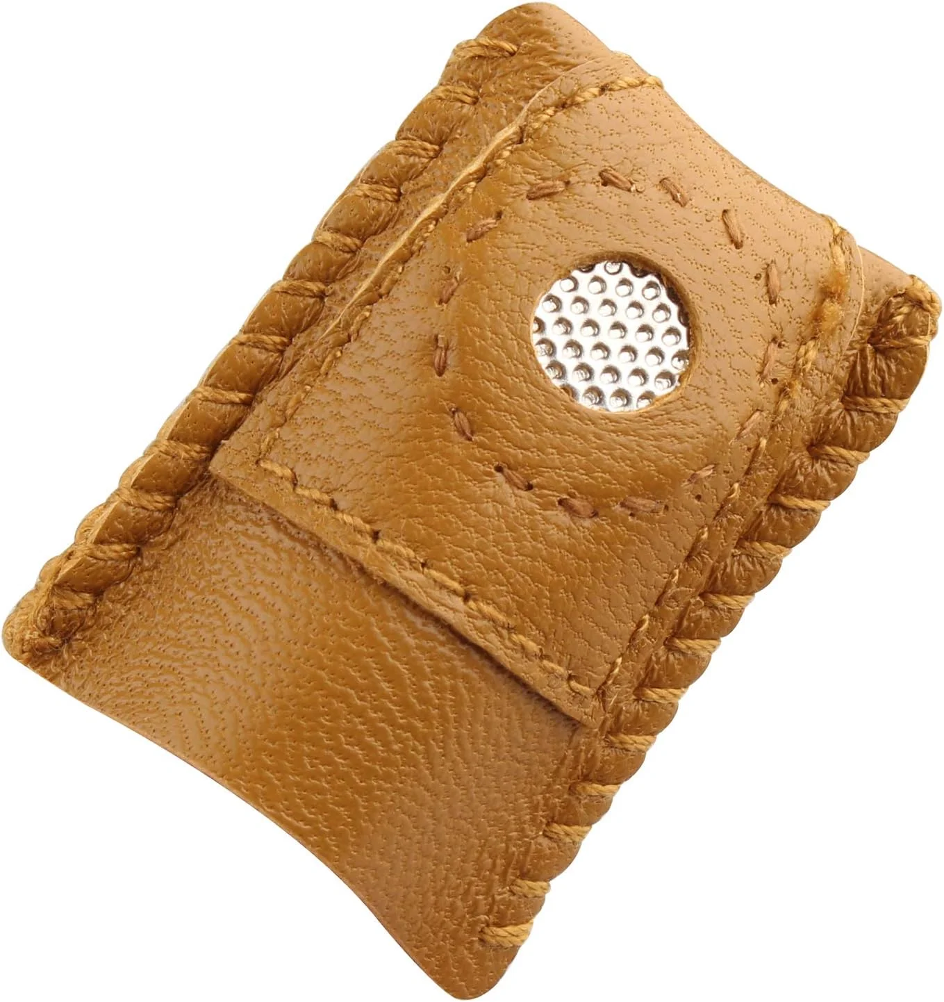 انگشتانه چرمی نرم Jopto، انگشتانه سکه ای فرورفته، لوازم جانبی کمکی برای سوزن دوزی، ابزار DIY راحت و کاربردی برای خیاطی، سوزن دوزی و صنایع دستی (L) انگشتانه چرمی نرم Jopto، انگشتانه سکه ای فرورفته، لوازم جانبی کمکی برای سوزن دوزی، ابزار DIY راحت و کاربردی برای خیاطی، سوزن دوزی و صنایع دستی (L)