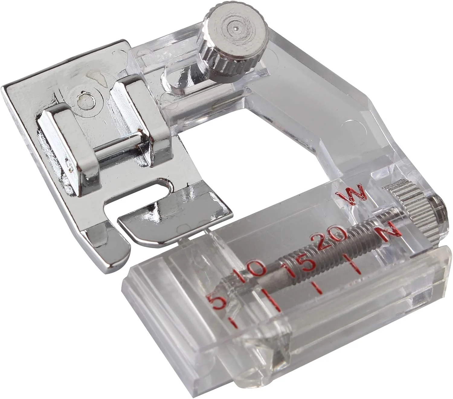 پایه لب تا شو قابل تنظیم قابل حمل Jopto، 2 عددی، 5 تا 20 میلی متر، مناسب برای تمام چرخ خیاطی های خانگی پایه کوتاه Singer، Brother، Janome، Toyota، New Home، Elna