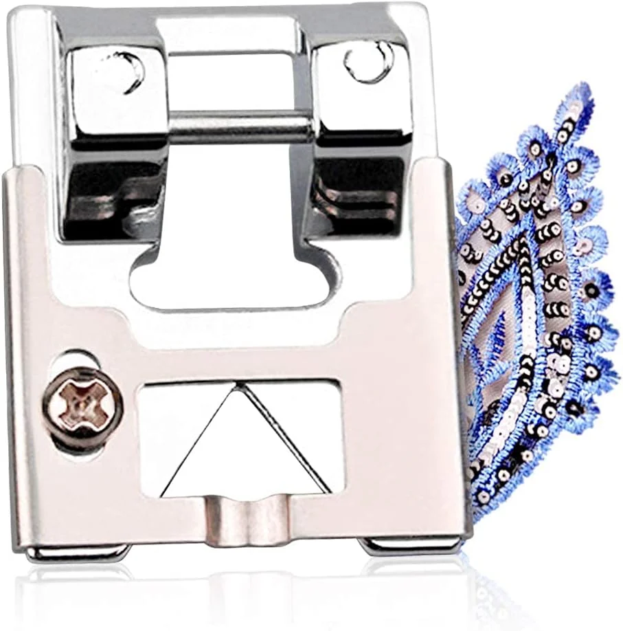 پایه دوخت نوار تزیینی Kalevel مناسب برای تمامی چرخ خیاطی های پایه کوتاه Singer، Brother، Babylock، Janome، Elna، Euro-Pro، Simplicity، White، Juki، New Home و غیره پایه دوخت نوار تزیینی Kalevel مناسب برای تمامی چرخ خیاطی های پایه کوتاه Singer، Brother، Babylock، Janome، Elna، Euro-Pro، Simplicity، White، Juki، New Home و غیره