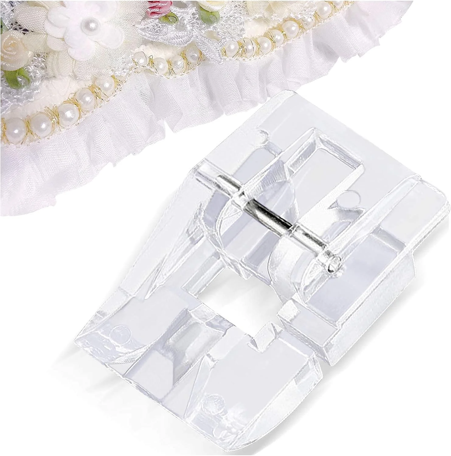 پایه دوخت مروارید و پولک Kalevel، سازگار با چرخ خیاطی های خانگی کم پایه Singer، Brother، Janome، Babylock، Elna، Euro-Pro، Simplicity، White، Juki، New Home پایه دوخت مروارید و پولک Kalevel، سازگار با چرخ خیاطی های خانگی کم پایه Singer، Brother، Janome، Babylock، Elna، Euro-Pro، Simplicity، White، Juki، New Home