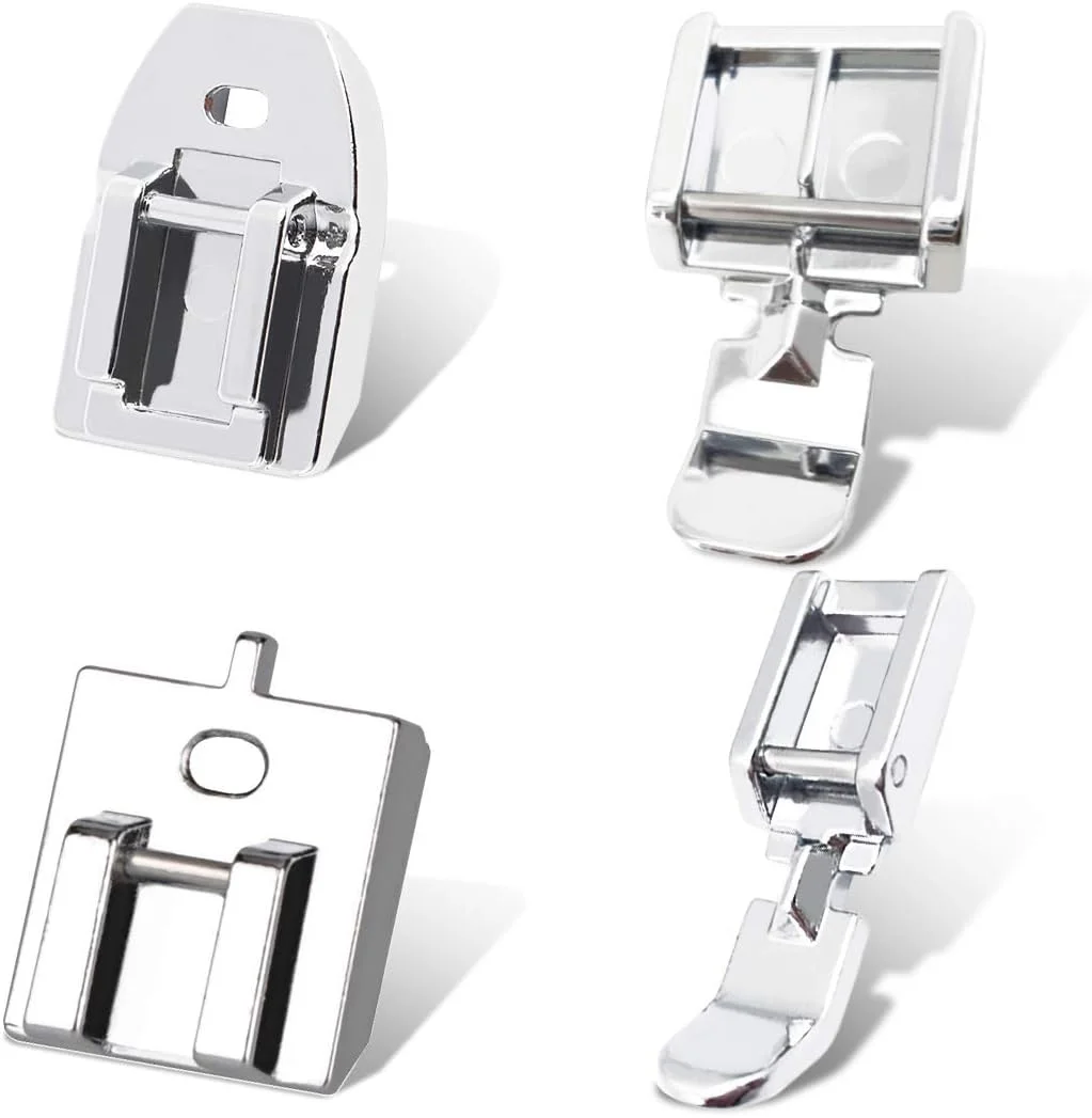 مجموعه 4 عددی پایه زیپ دوزی چرخ خیاطی Kalevel، پایه های فشاری زیپ نامرئی باریک مناسب برای Singer، Brother، Janome، Babylock، Elna، Euro-Pro، Simplicity، White، Kenmore، Juki (مجموعه 4 عددی) مجموعه 4 عددی پایه زیپ دوزی چرخ خیاطی Kalevel، پایه های فشاری زیپ نامرئی باریک مناسب برای Singer، Brother، Janome، Babylock، Elna، Euro-Pro، Simplicity، White، Kenmore، Juki (مجموعه 4 عددی)