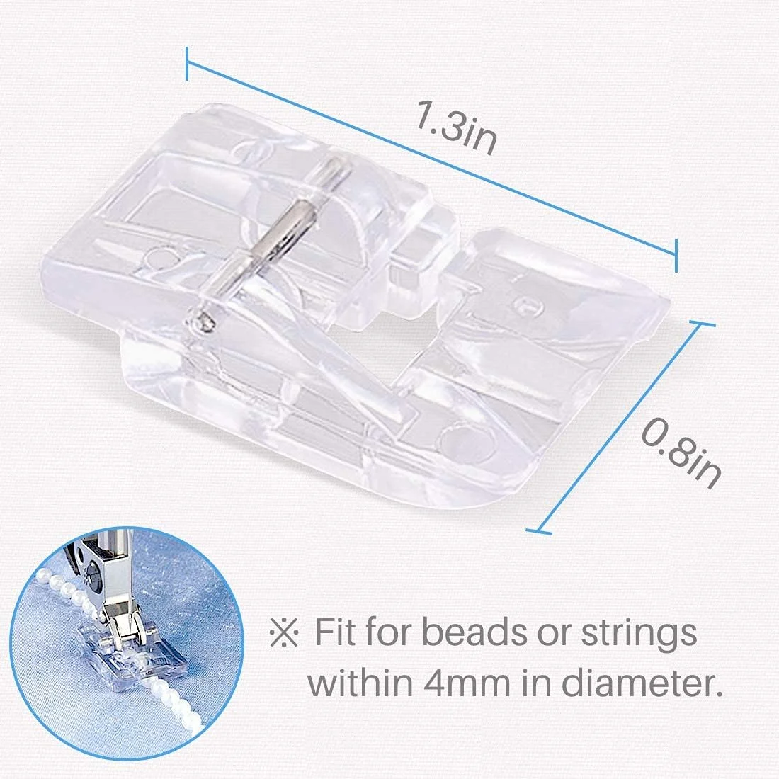 پایه دوخت مروارید و پولک Kalevel، سازگار با چرخ خیاطی های خانگی کم پایه Singer، Brother، Janome، Babylock، Elna، Euro-Pro، Simplicity، White، Juki، New Home پایه دوخت مروارید و پولک Kalevel، سازگار با چرخ خیاطی های خانگی کم پایه Singer، Brother، Janome، Babylock، Elna، Euro-Pro، Simplicity، White، Juki، New Home