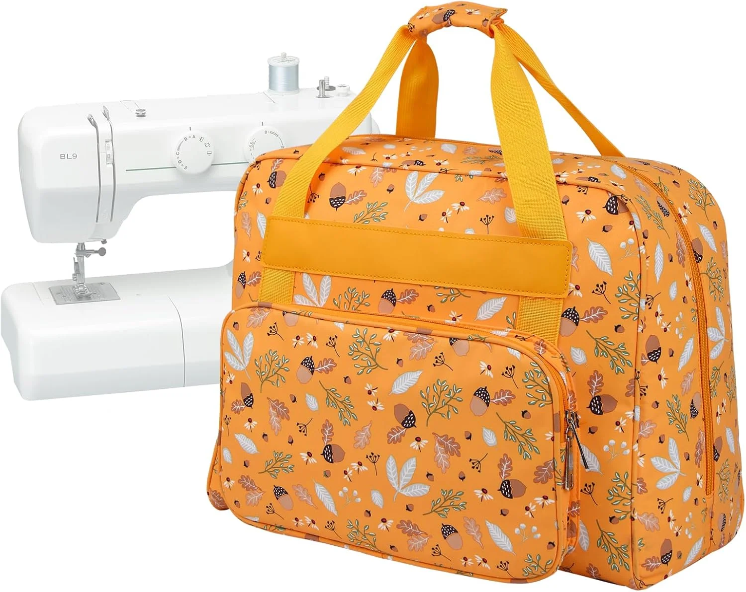 کیف حمل چرخ خیاطی LetCartMaker، کیف حمل جهانی با کیف و دسته، کیف حمل آویز قابل حمل برای چرخ خیاطی های کوچک، فندق سنجاقک، 43 x 32 x 21 سانتی متر کیف حمل چرخ خیاطی LetCartMaker، کیف حمل جهانی با کیف و دسته، کیف حمل آویز قابل حمل برای چرخ خیاطی های کوچک، فندق سنجاقک، 43 x 32 x 21 سانتی متر