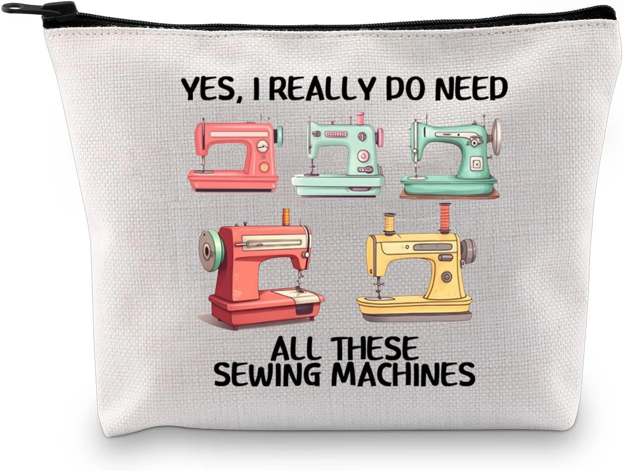 LEVLO کیف لوازم آرایش طرح چرخ خیاطی، هدیه ای برای دوستداران خیاطی، خیاط ها و هنرمندان (چرخ خیاطی 3UK) LEVLO کیف لوازم آرایش طرح چرخ خیاطی، هدیه ای برای دوستداران خیاطی، خیاط ها و هنرمندان (چرخ خیاطی 3UK)