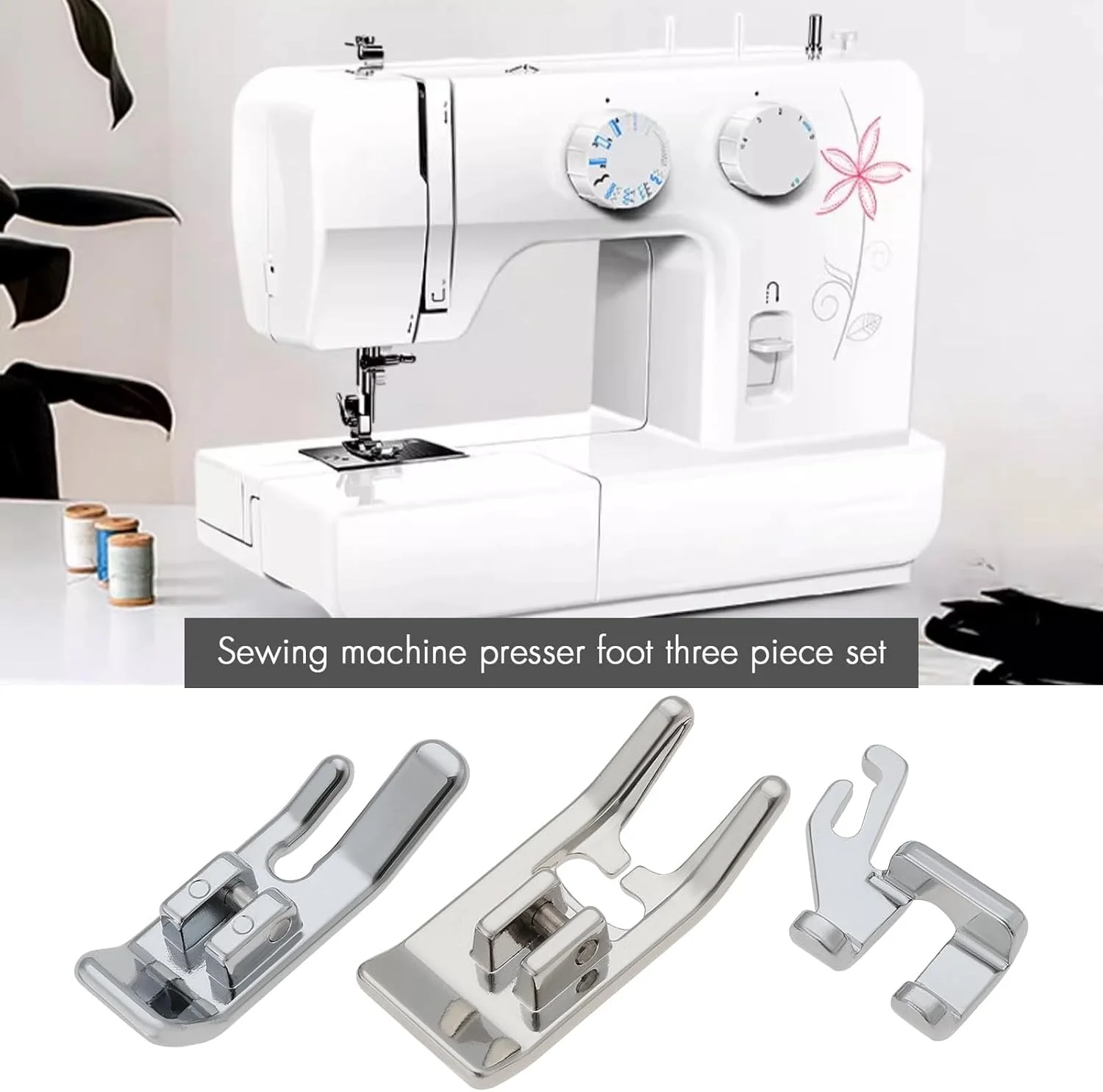 مجموعه 2 عددی پایه های چرخ خیاطی خانگی Lord of the Tools، کیت پایه های فشاری با ساق کوتاه سازگار با چرخ خیاطی Singer 446014 مجموعه 2 عددی پایه های چرخ خیاطی خانگی Lord of the Tools، کیت پایه های فشاری با ساق کوتاه سازگار با چرخ خیاطی Singer 446014