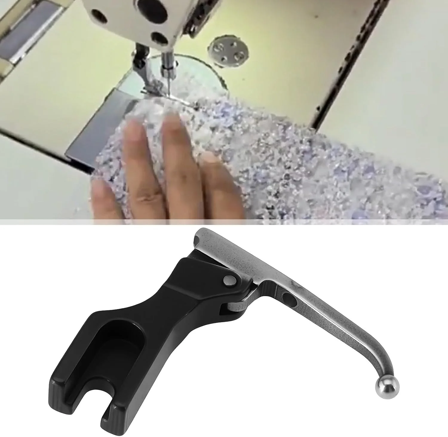 بسته 2 عددی پایه چرخ خیاطی مهره دوزی و پولک دوزی P369 لرد آو تولز مناسب پارچه لباس عروس و مواد مهره دوزی سازگار با JUKI بسته 2 عددی پایه چرخ خیاطی مهره دوزی و پولک دوزی P369 لرد آو تولز مناسب پارچه لباس عروس و مواد مهره دوزی سازگار با JUKI