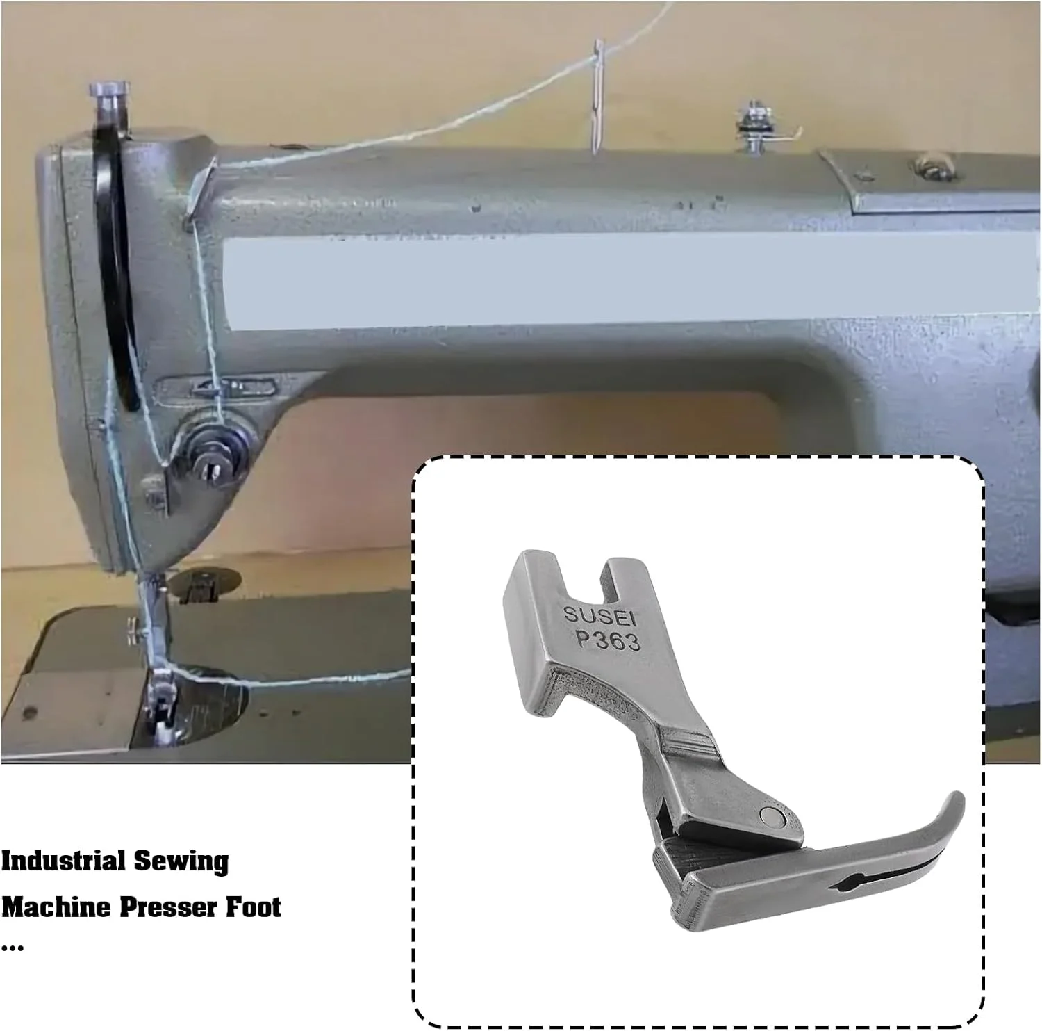 پایه چرخ خیاطی صنعتی 4 عددی Lord of the Tools، پایه زیپ دوزی لولایی شکاف دار ساق بلند 40322SH P363 سازگار با Singer 121D Centurion پایه چرخ خیاطی صنعتی 4 عددی Lord of the Tools، پایه زیپ دوزی لولایی شکاف دار ساق بلند 40322SH P363 سازگار با Singer 121D Centurion