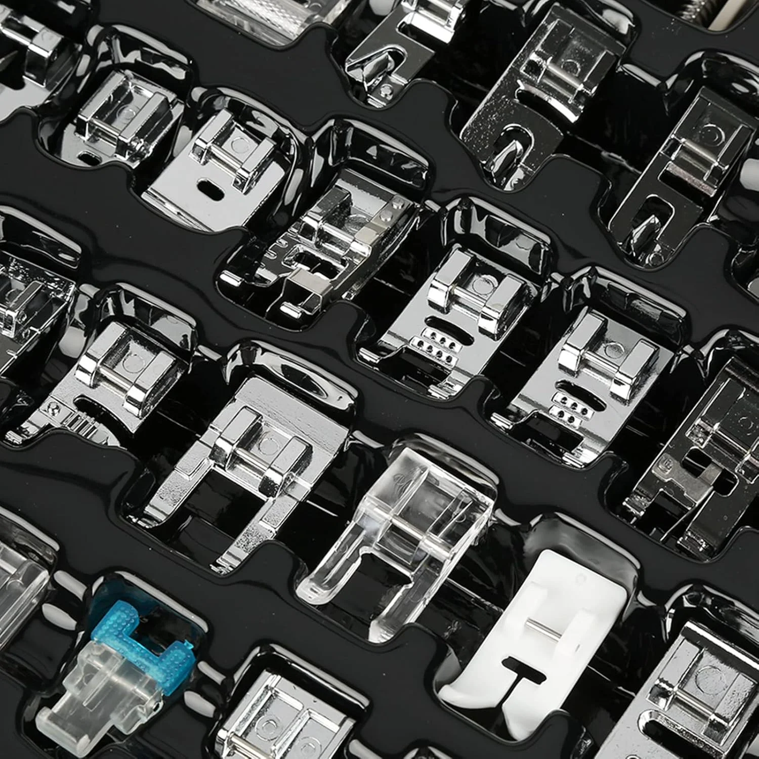 ست 62 عددی پایه های چرخ خیاطی، قطعات و لوازم جانبی چند منظوره خانگی ست 62 عددی پایه های چرخ خیاطی، قطعات و لوازم جانبی چند منظوره خانگی