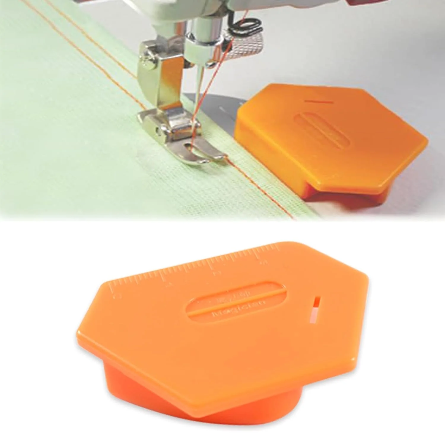 راهنمای درز مغناطیسی برای چرخ خیاطی، ابزار چند منظوره ارتقا یافته جدید، گیج مغناطیسی قوی چند ضلعی، راهنمای لبه دوزی چند منظوره با مقیاس، لوازم جانبی خیاطی (نارنجی) راهنمای درز مغناطیسی برای چرخ خیاطی، ابزار چند منظوره ارتقا یافته جدید، گیج مغناطیسی قوی چند ضلعی، راهنمای لبه دوزی چند منظوره با مقیاس، لوازم جانبی خیاطی (نارنجی)