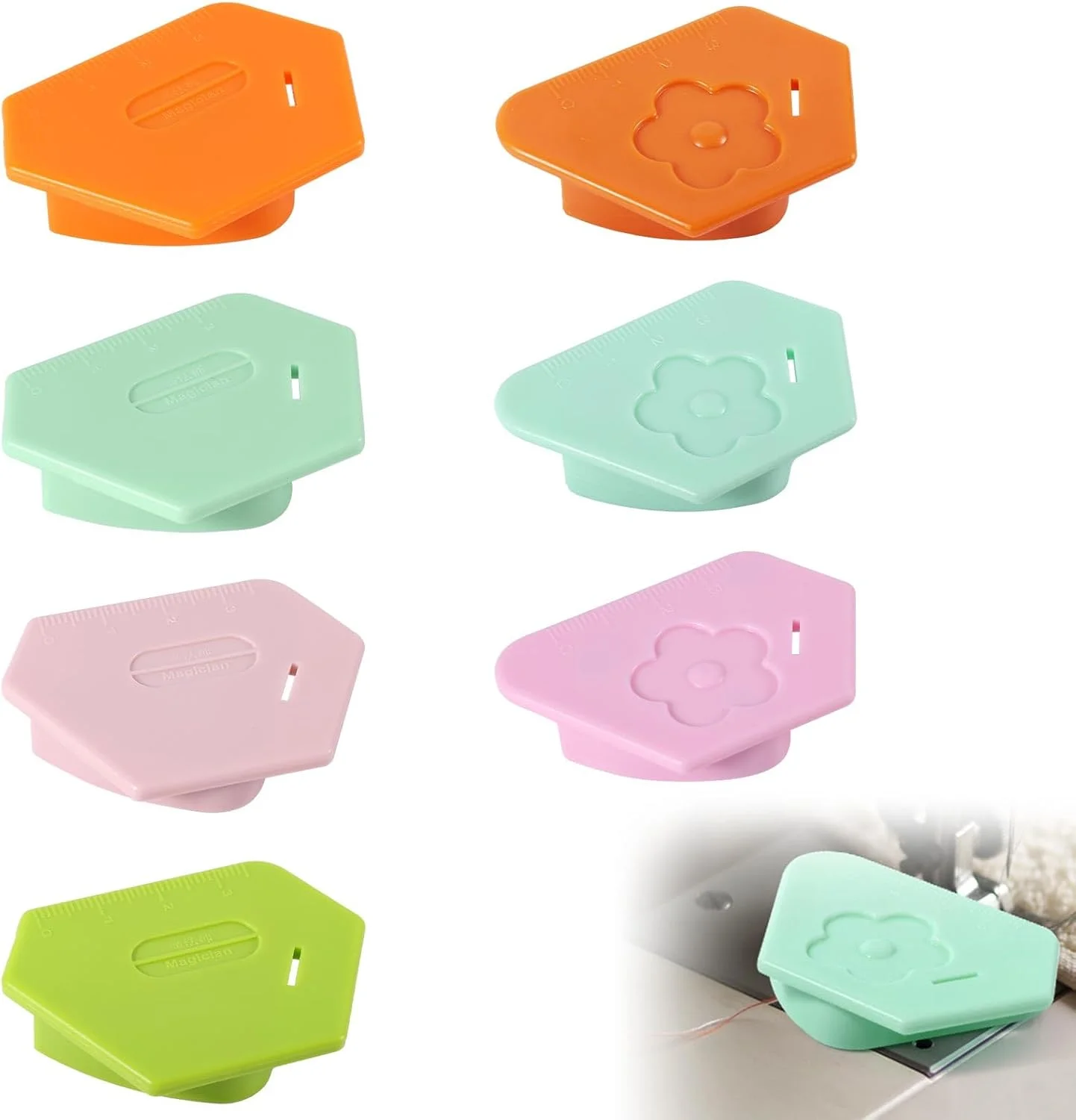 راهنمای درز مغناطیسی 7 تکه، 2 نوع راهنمای چرخ خیاطی با مقیاس، لوازم جانبی چند منظوره چرخ خیاطی، لوازم جانبی جهانی خیاطی برای چرخ خیاطی راهنمای درز مغناطیسی 7 تکه، 2 نوع راهنمای چرخ خیاطی با مقیاس، لوازم جانبی چند منظوره چرخ خیاطی، لوازم جانبی جهانی خیاطی برای چرخ خیاطی