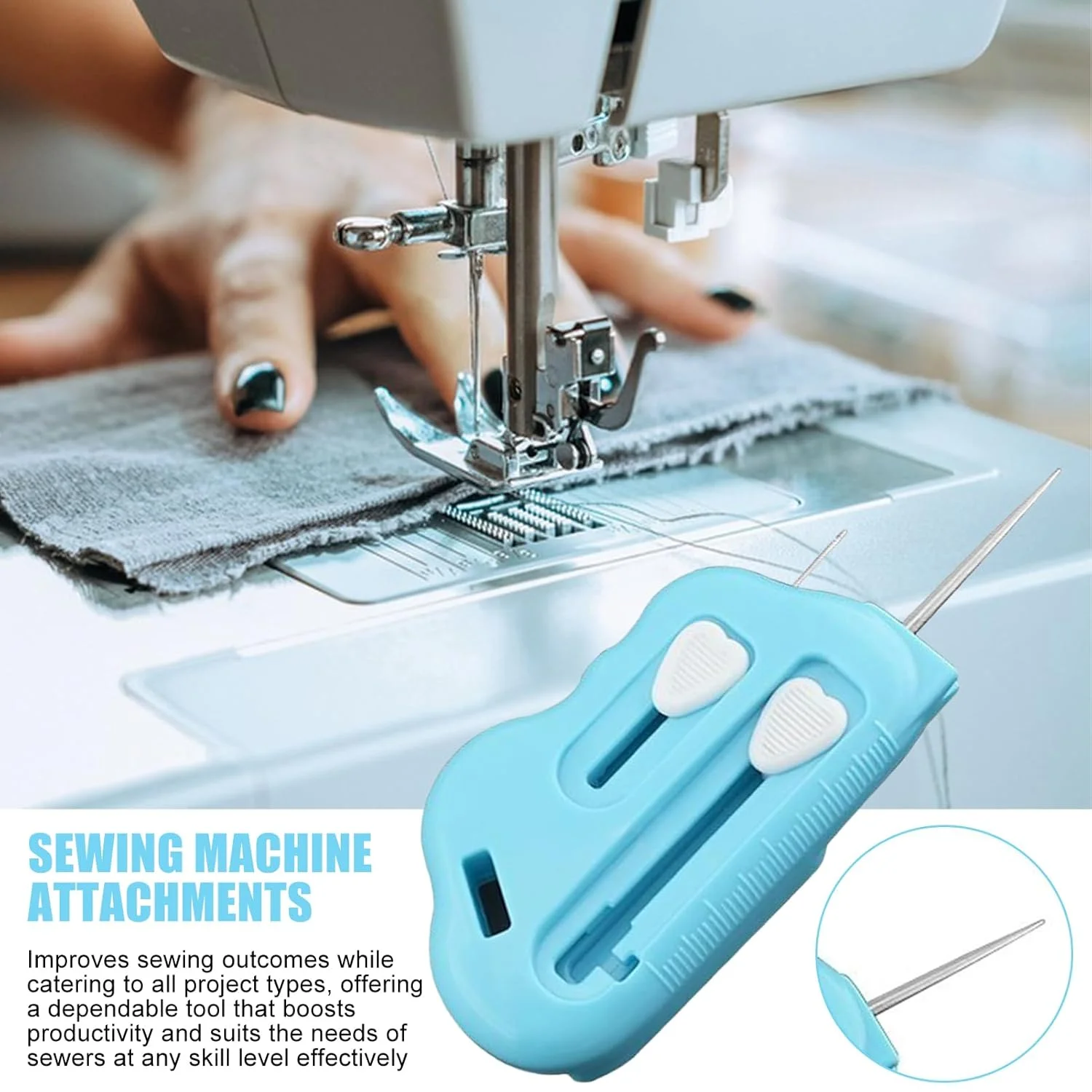 راهنمای درز مغناطیسی برای چرخ خیاطی | راهنمای چند منظوره لبه با مقیاس | لوازم جانبی برای لحاف دوزی، برش پارچه، میز کاردستی، گلدوزی، هنر و اتصال راهنمای درز مغناطیسی برای چرخ خیاطی | راهنمای چند منظوره لبه با مقیاس | لوازم جانبی برای لحاف دوزی، برش پارچه، میز کاردستی، گلدوزی، هنر و اتصال