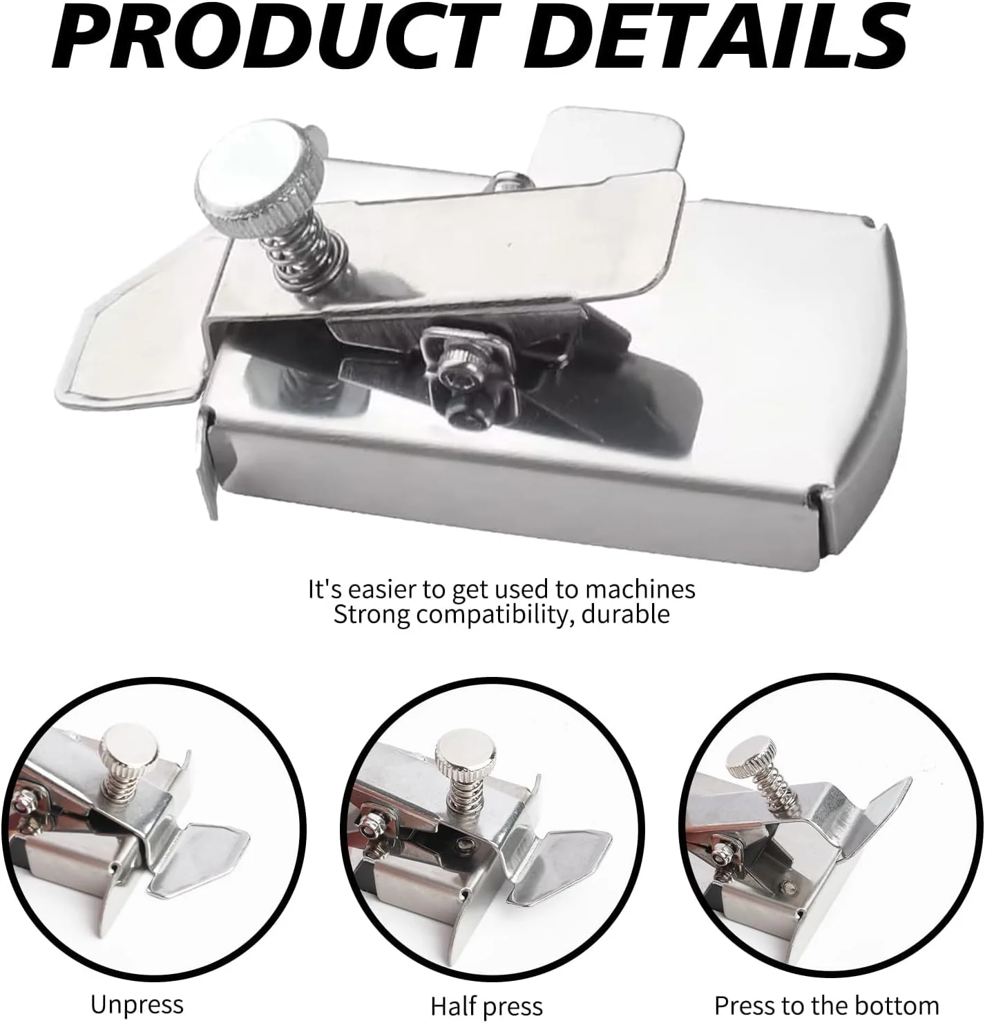 بسته 2 عددی راهنمای درز مغناطیسی برای چرخ خیاطی، راهنمای درز مغناطیسی، راهنمای درز مغناطیسی جهانی، لوازم جانبی خیاطی برای چرخ خیاطی، ابزار چند منظوره برای کار خیاطی دقیق بسته 2 عددی راهنمای درز مغناطیسی برای چرخ خیاطی، راهنمای درز مغناطیسی، راهنمای درز مغناطیسی جهانی، لوازم جانبی خیاطی برای چرخ خیاطی، ابزار چند منظوره برای کار خیاطی دقیق