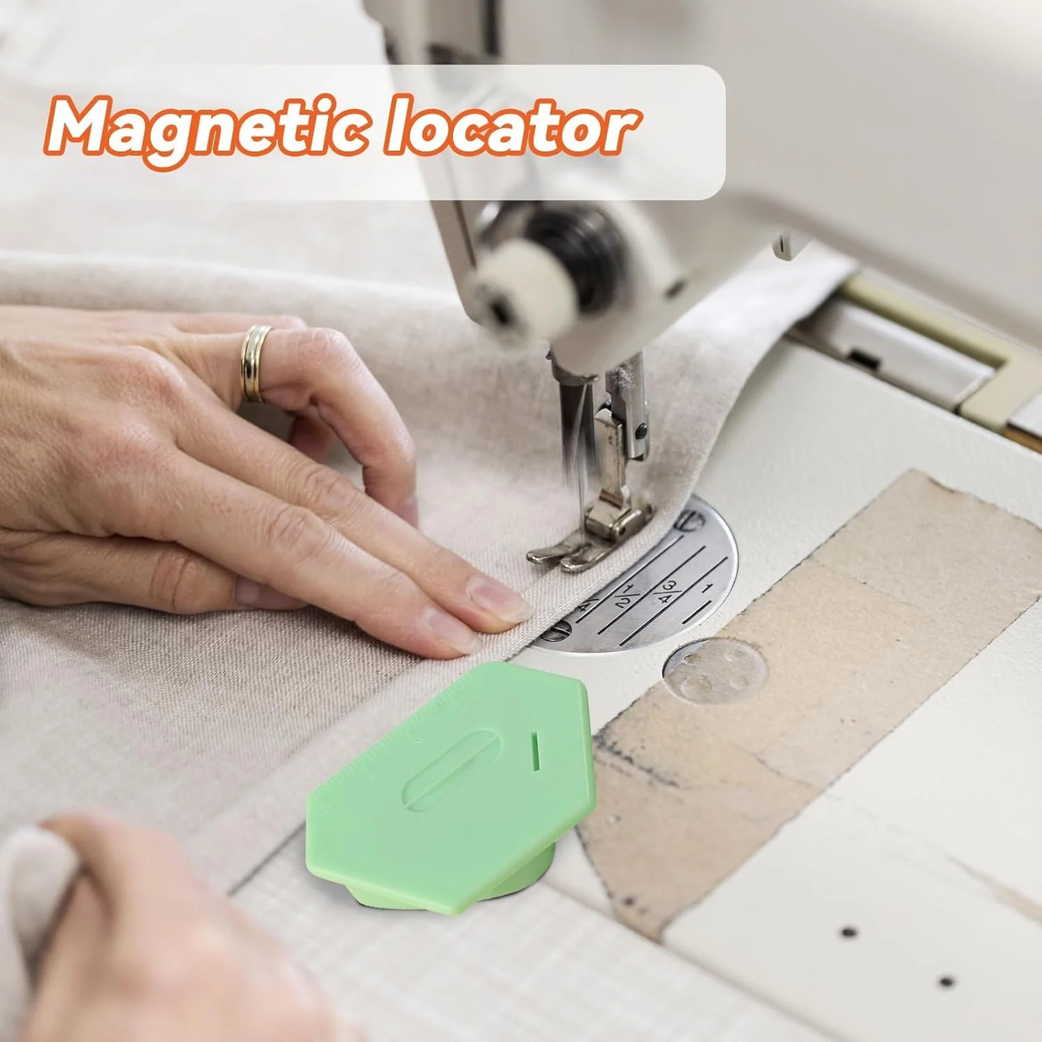 راهنمای درز مغناطیسی برای چرخ خیاطی، ابزار چند منظوره ارتقا یافته جدید، گیج مغناطیسی قوی چند ضلعی، راهنمای لبه دوزی چند منظوره با مقیاس، لوازم جانبی خیاطی (نارنجی) راهنمای درز مغناطیسی برای چرخ خیاطی، ابزار چند منظوره ارتقا یافته جدید، گیج مغناطیسی قوی چند ضلعی، راهنمای لبه دوزی چند منظوره با مقیاس، لوازم جانبی خیاطی (نارنجی)