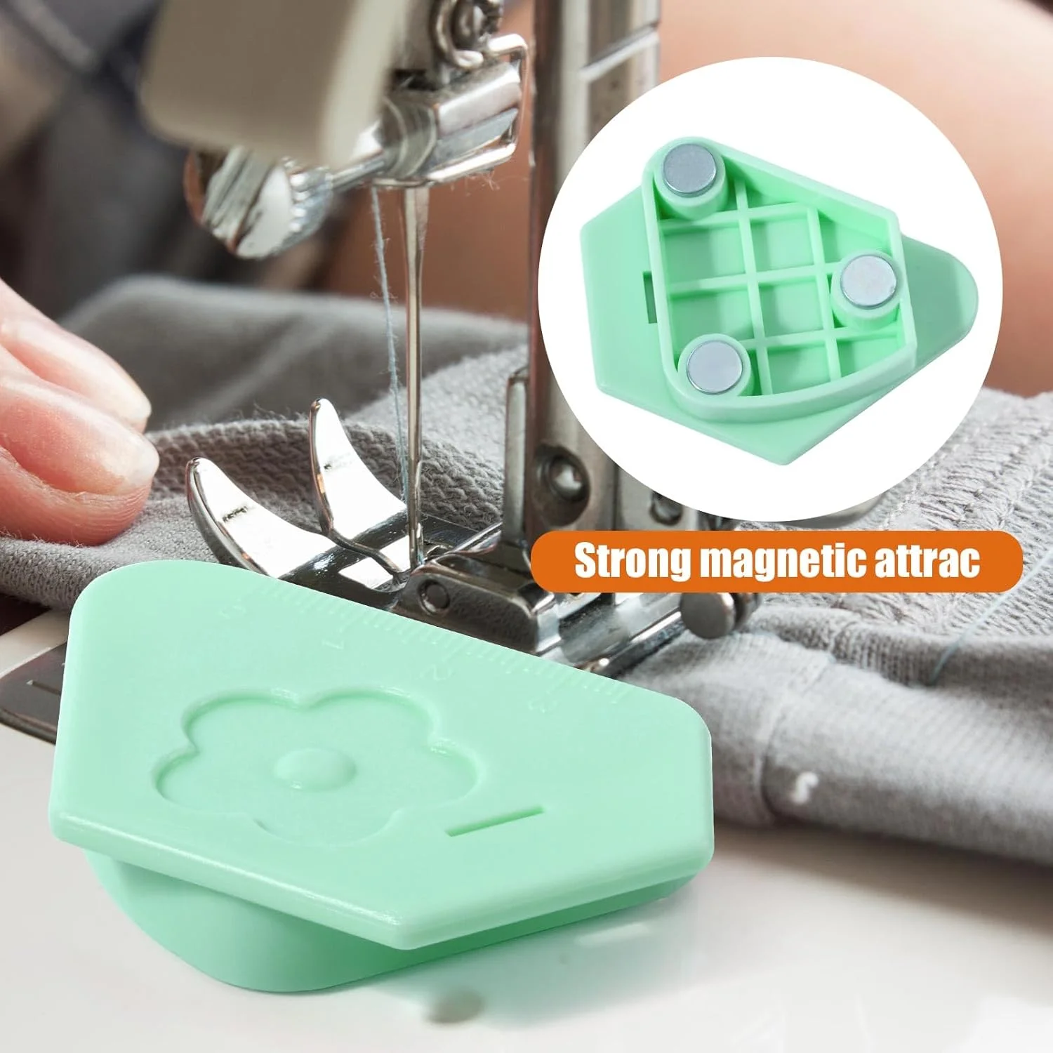 راهنمای درز مغناطیسی 7 تکه، 2 نوع راهنمای چرخ خیاطی با مقیاس، لوازم جانبی چند منظوره چرخ خیاطی، لوازم جانبی جهانی خیاطی برای چرخ خیاطی راهنمای درز مغناطیسی 7 تکه، 2 نوع راهنمای چرخ خیاطی با مقیاس، لوازم جانبی چند منظوره چرخ خیاطی، لوازم جانبی جهانی خیاطی برای چرخ خیاطی