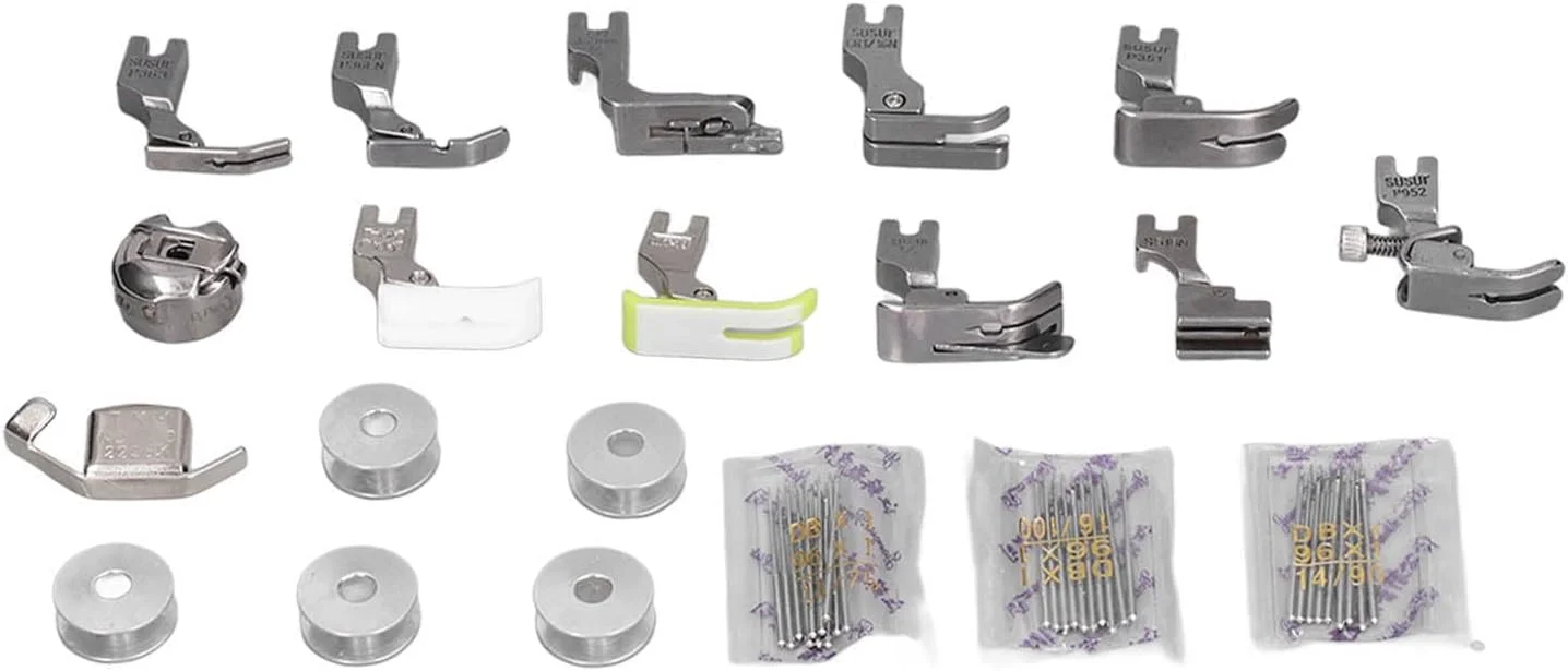 پایه های فشاری چرخ خیاطی صنعتی Masyrt، مجموعه ای کاربردی از جنس استیل ضد زنگ