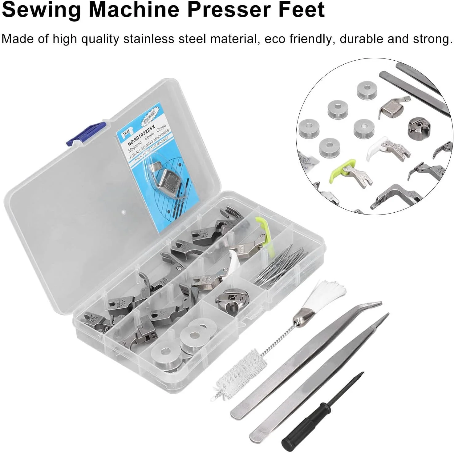 پایه های فشاری چرخ خیاطی صنعتی Masyrt، مجموعه ای کاربردی از جنس استیل ضد زنگ