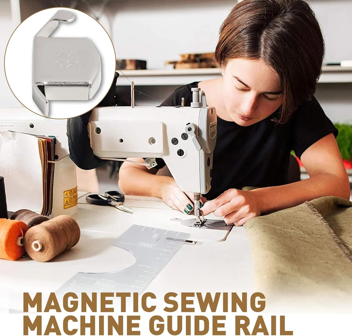 راهنمای درز مغناطیسی برای چرخ خیاطی، بسته 2 عددی ابزار راهنمایی چرخ خیاطی برای خیاطی و پارچه، لوازم جانبی خیاطی برای چرخ خیاطی، درزهای مغناطیسی برای خیاطی DIY، پایه لب برگردان راهنمای درز برای چرخ خیاطی راهنمای درز مغناطیسی برای چرخ خیاطی، بسته 2 عددی ابزار راهنمایی چرخ خیاطی برای خیاطی و پارچه، لوازم جانبی خیاطی برای چرخ خیاطی، درزهای مغناطیسی برای خیاطی DIY، پایه لب برگردان راهنمای درز برای چرخ خیاطی