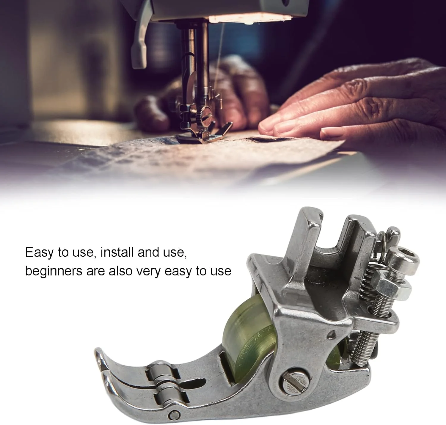 پایه چرخ خیاطی صنعتی کوچک Masyrt، پایه چرخ لاستیکی مقاوم در برابر سایش، ایده آل برای انواع کارهای خیاطی