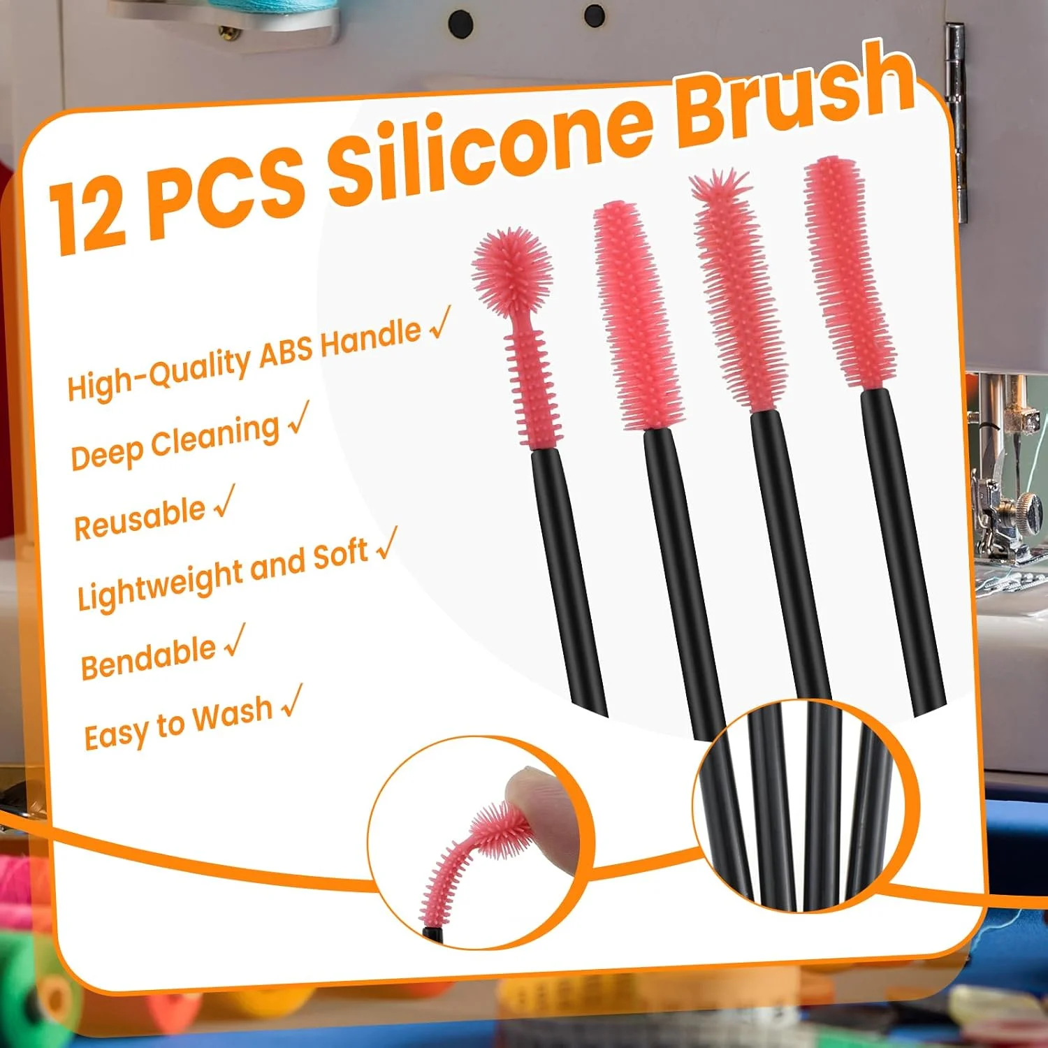 مجموعه 21 عددی ابزار تمیزکاری چرخ خیاطی MARRTEUM، ابزار تعمیر شامل کیف نگهداری، برس سیلیکونی، پیچ گوشتی، موچین، بشکاف درز دو سر، برس دو سر برای تعمیر و تمیز کردن چرخ خیاطی مجموعه 21 عددی ابزار تمیزکاری چرخ خیاطی MARRTEUM، ابزار تعمیر شامل کیف نگهداری، برس سیلیکونی، پیچ گوشتی، موچین، بشکاف درز دو سر، برس دو سر برای تعمیر و تمیز کردن چرخ خیاطی