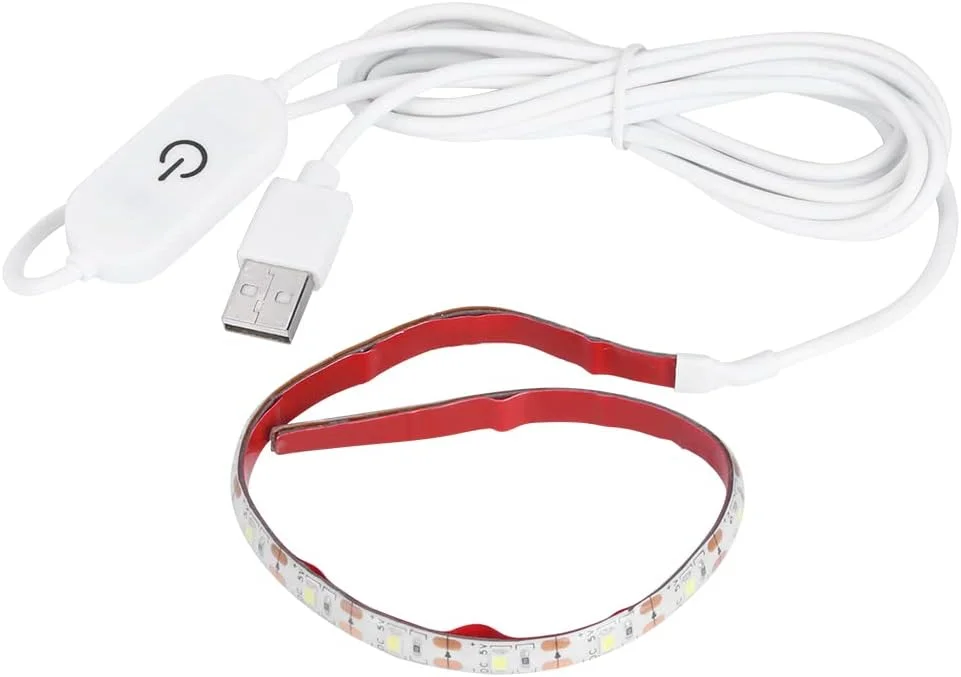 نوار چراغ خیاطی 18LED Marhynchus، لامپ 30 سانتی متری با منبع تغذیه USB برای میز کار صنایع دستی با مواد ایمن (6500K) نوار چراغ خیاطی 18LED Marhynchus، لامپ 30 سانتی متری با منبع تغذیه USB برای میز کار صنایع دستی با مواد ایمن (6500K)