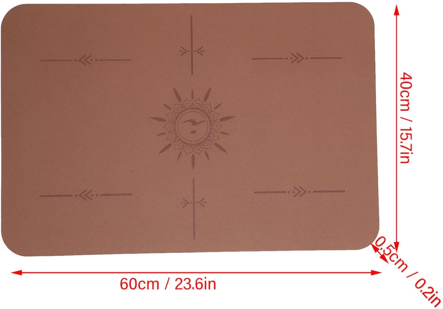 پد زیر چرخ خیاطی Marhynchus، محافظ میز، کاهش لرزش و صدا برای علاقه مندان به لحاف دوزی، لاستیک PU، 40x60 سانتی متر (قهوه ای طلایی) پد زیر چرخ خیاطی Marhynchus، محافظ میز، کاهش لرزش و صدا برای علاقه مندان به لحاف دوزی، لاستیک PU، 40x60 سانتی متر (قهوه ای طلایی)