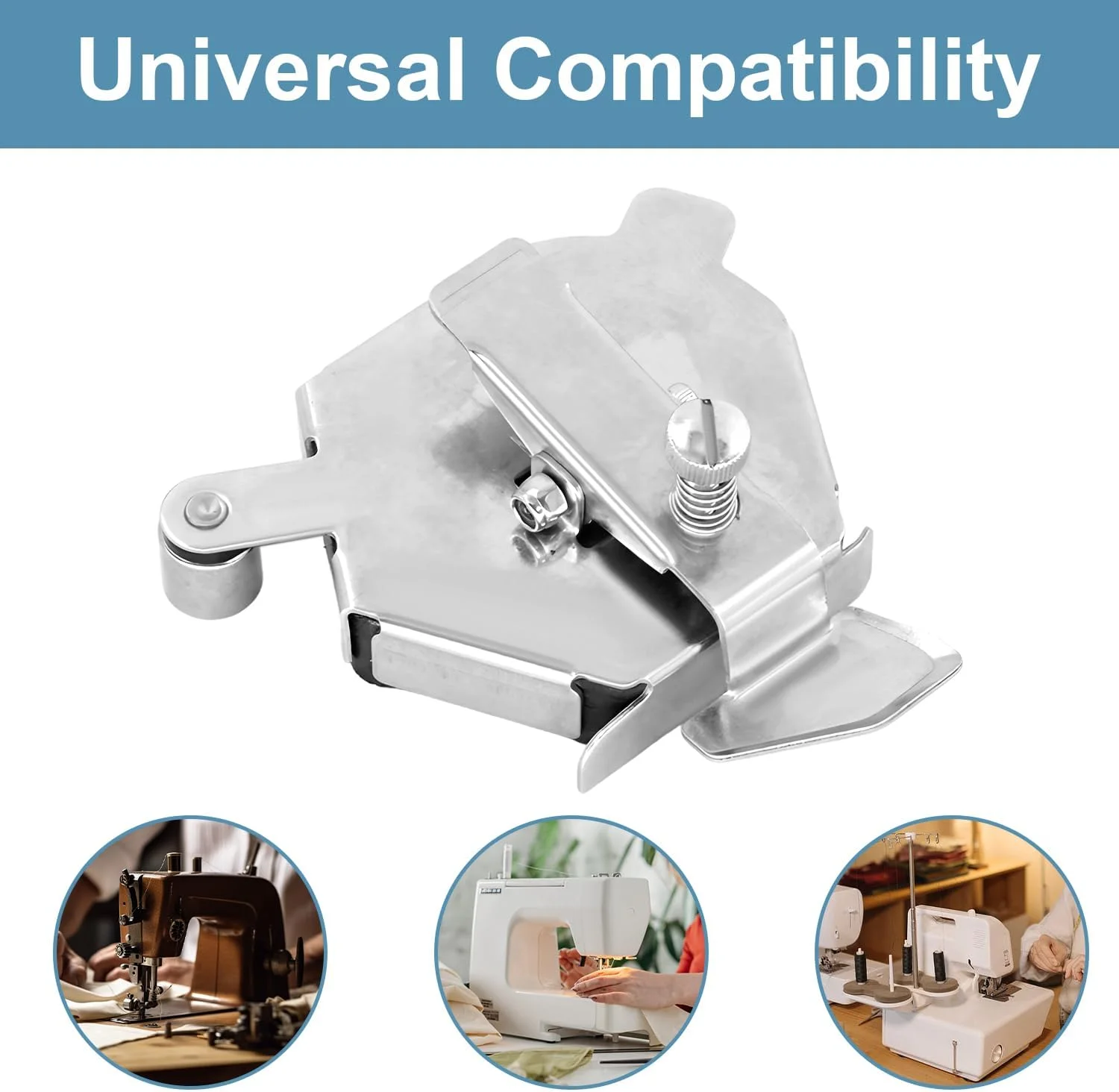 راهنمای درز مغناطیسی ارتقا یافته برای چرخ خیاطی، ابزار چند منظوره تمام فولادی ممتاز برای حفظ لبه، موقعیت یابی و ضد فر خوردگی | نسل 3، سازگار با سینگر، برادر، سردوز راهنمای درز مغناطیسی ارتقا یافته برای چرخ خیاطی، ابزار چند منظوره تمام فولادی ممتاز برای حفظ لبه، موقعیت یابی و ضد فر خوردگی | نسل 3، سازگار با سینگر، برادر، سردوز