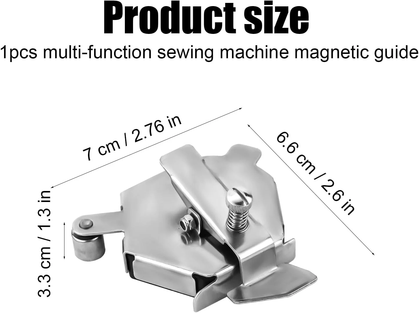 راهنمای مغناطیسی چند منظوره برای چرخ خیاطی، راهنمای درز مغناطیسی ساخته شده از فولاد ضد زنگ، راهنمای خیاطی مغناطیسی برای لبه های چند ضلعی، لوازم جانبی جهانی چرخ خیاطی (نقره ای) راهنمای مغناطیسی چند منظوره برای چرخ خیاطی، راهنمای درز مغناطیسی ساخته شده از فولاد ضد زنگ، راهنمای خیاطی مغناطیسی برای لبه های چند ضلعی، لوازم جانبی جهانی چرخ خیاطی (نقره ای)